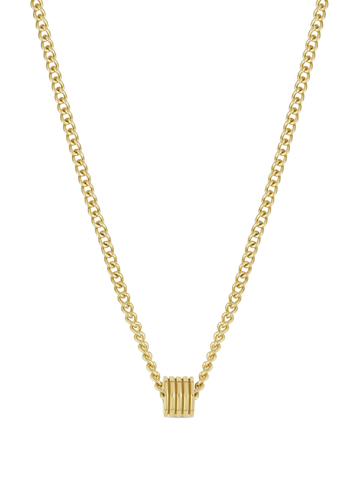 Octagon Mini-charm necklace