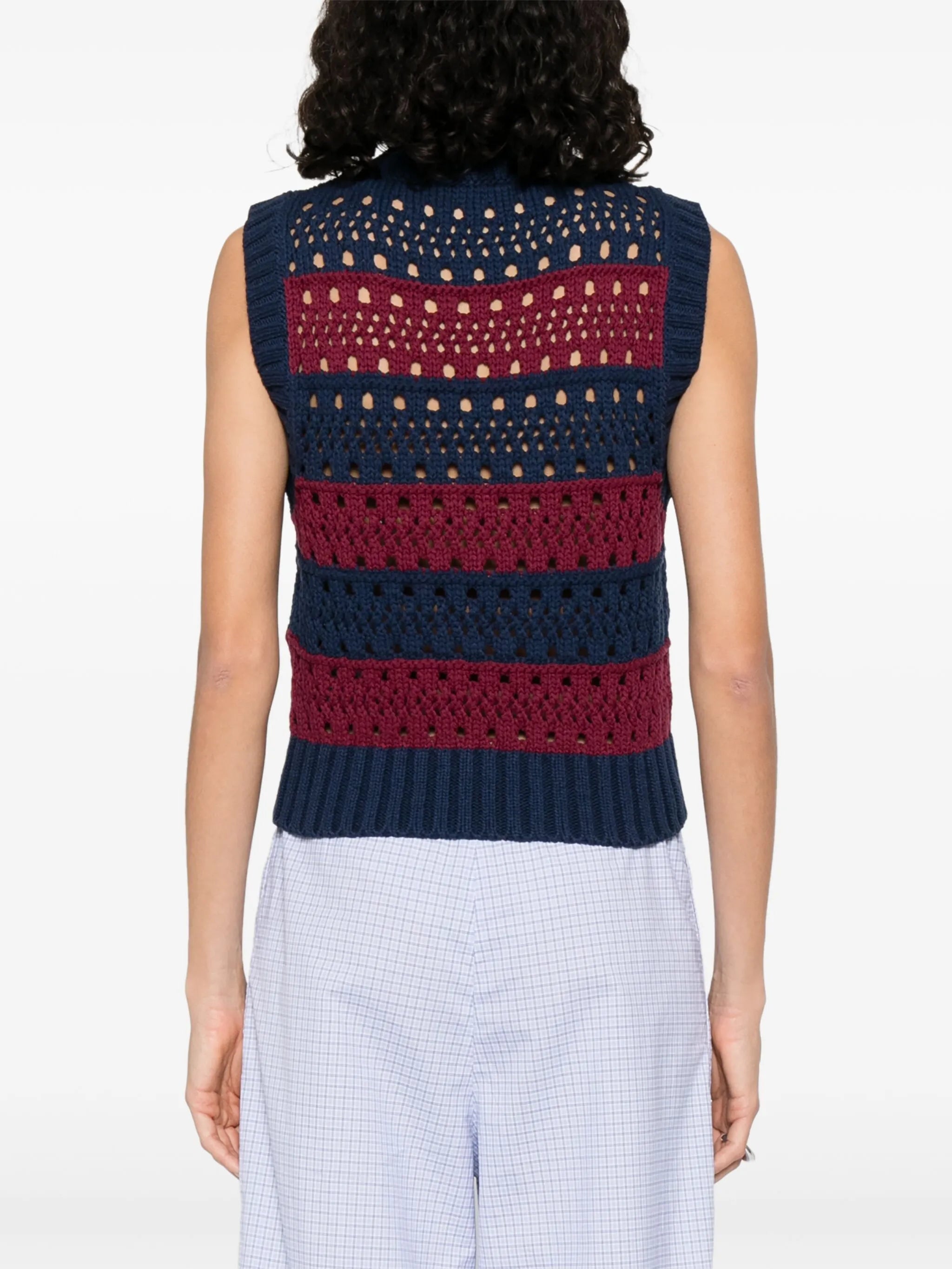 recycled cotton-blend top