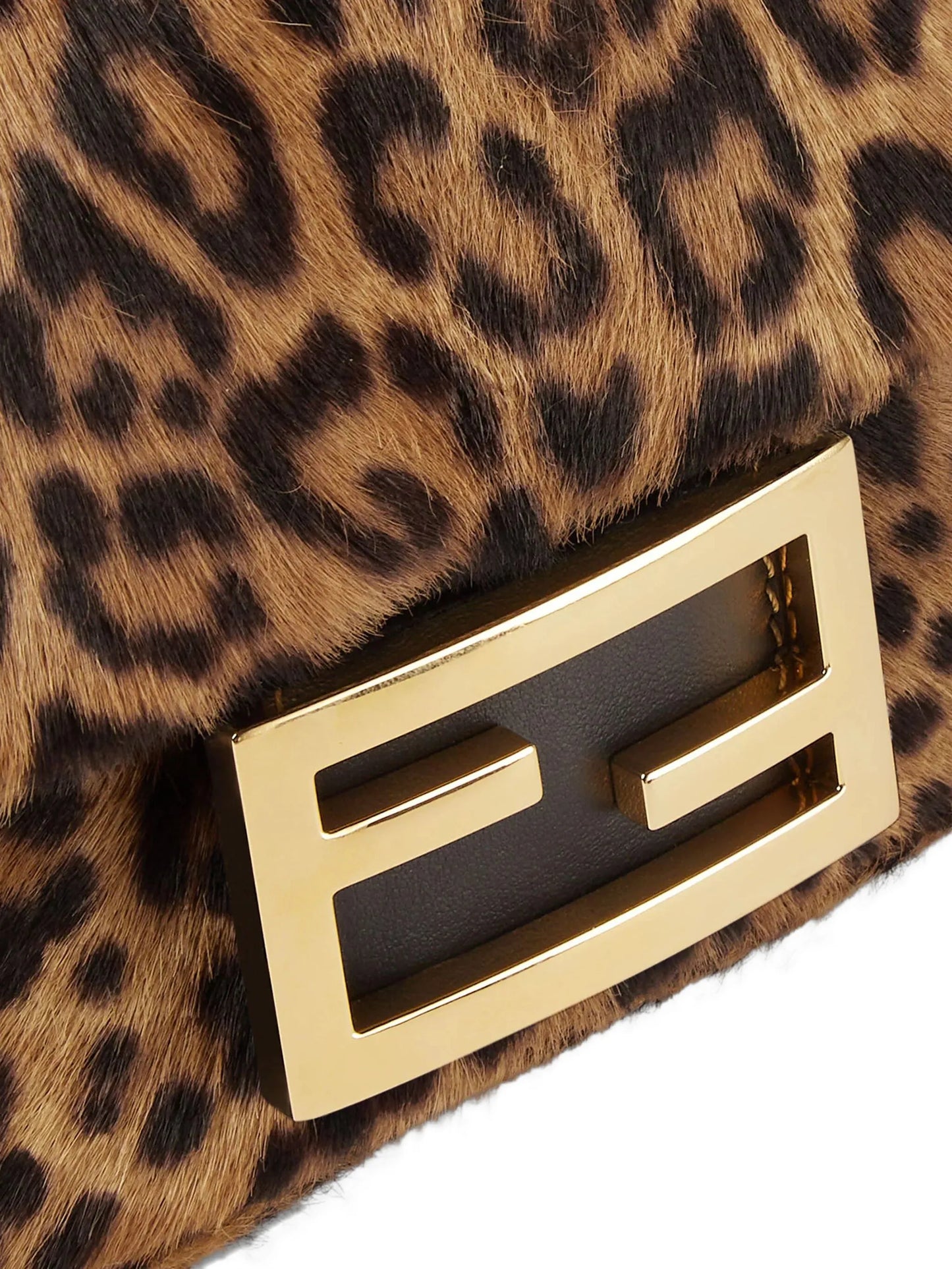 mini Baguette® leopard-print chain tote bag