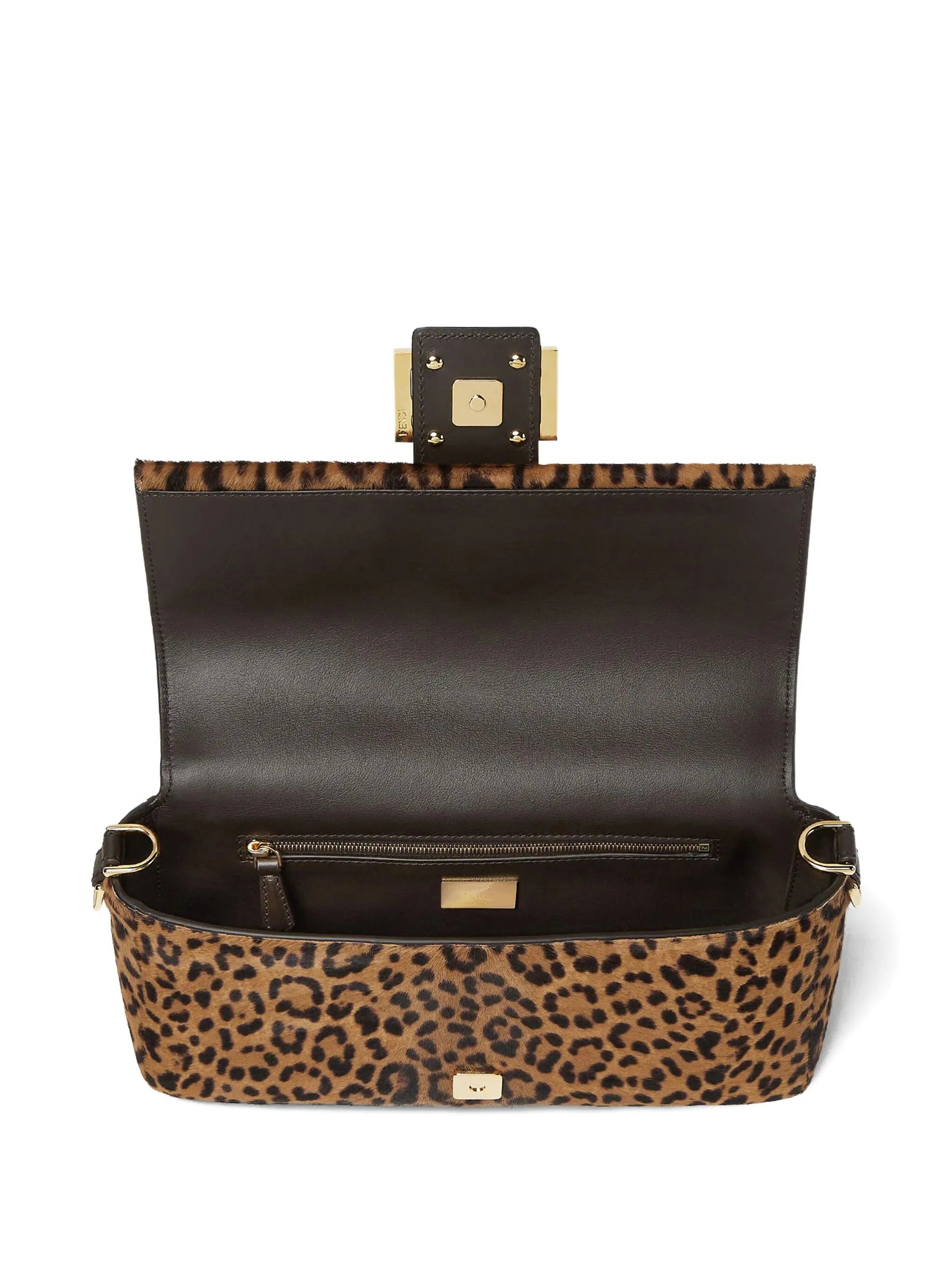 Baguette® leopard-print logo-plaque tote bag