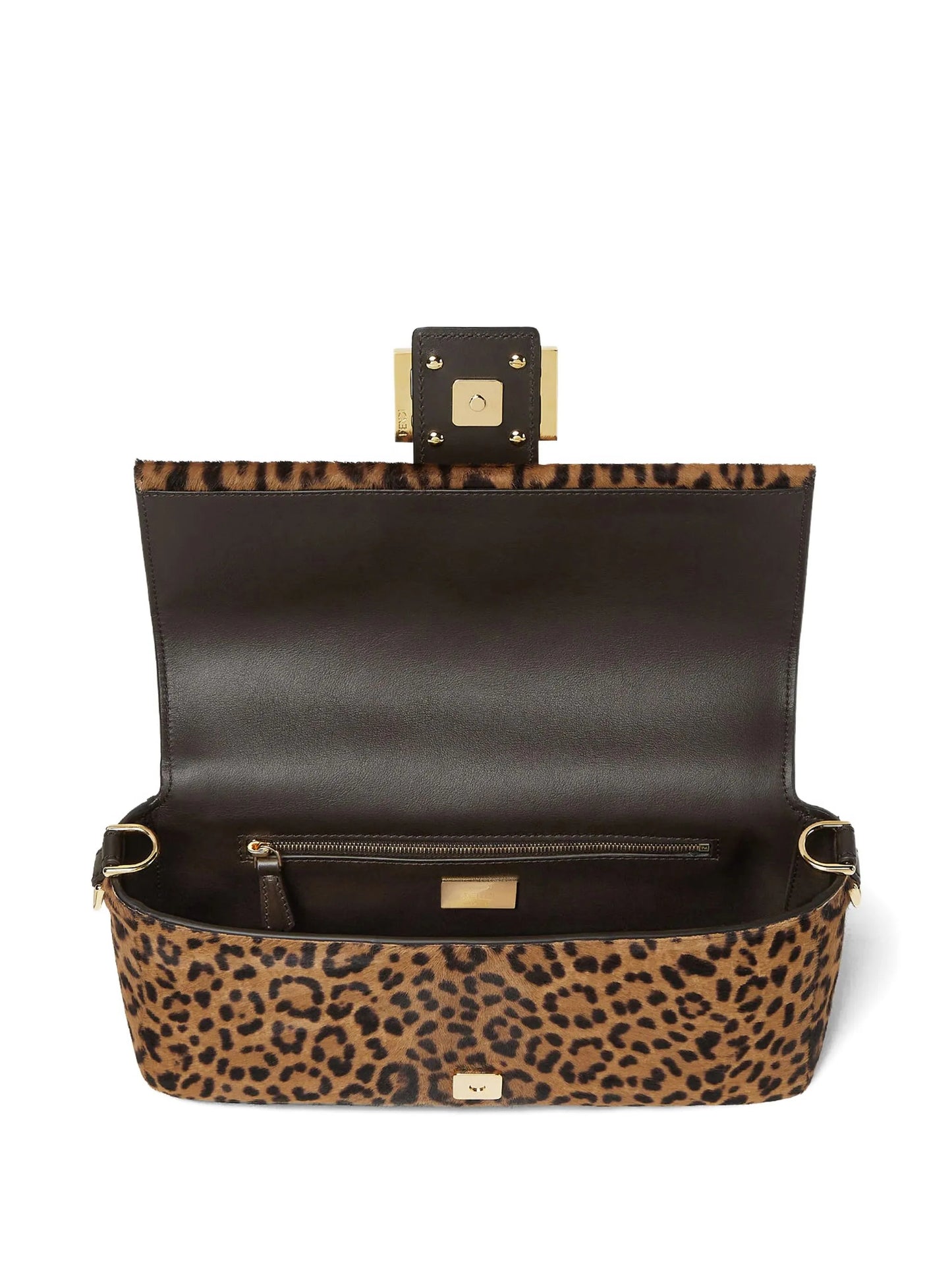 Baguette® leopard-print logo-plaque tote bag