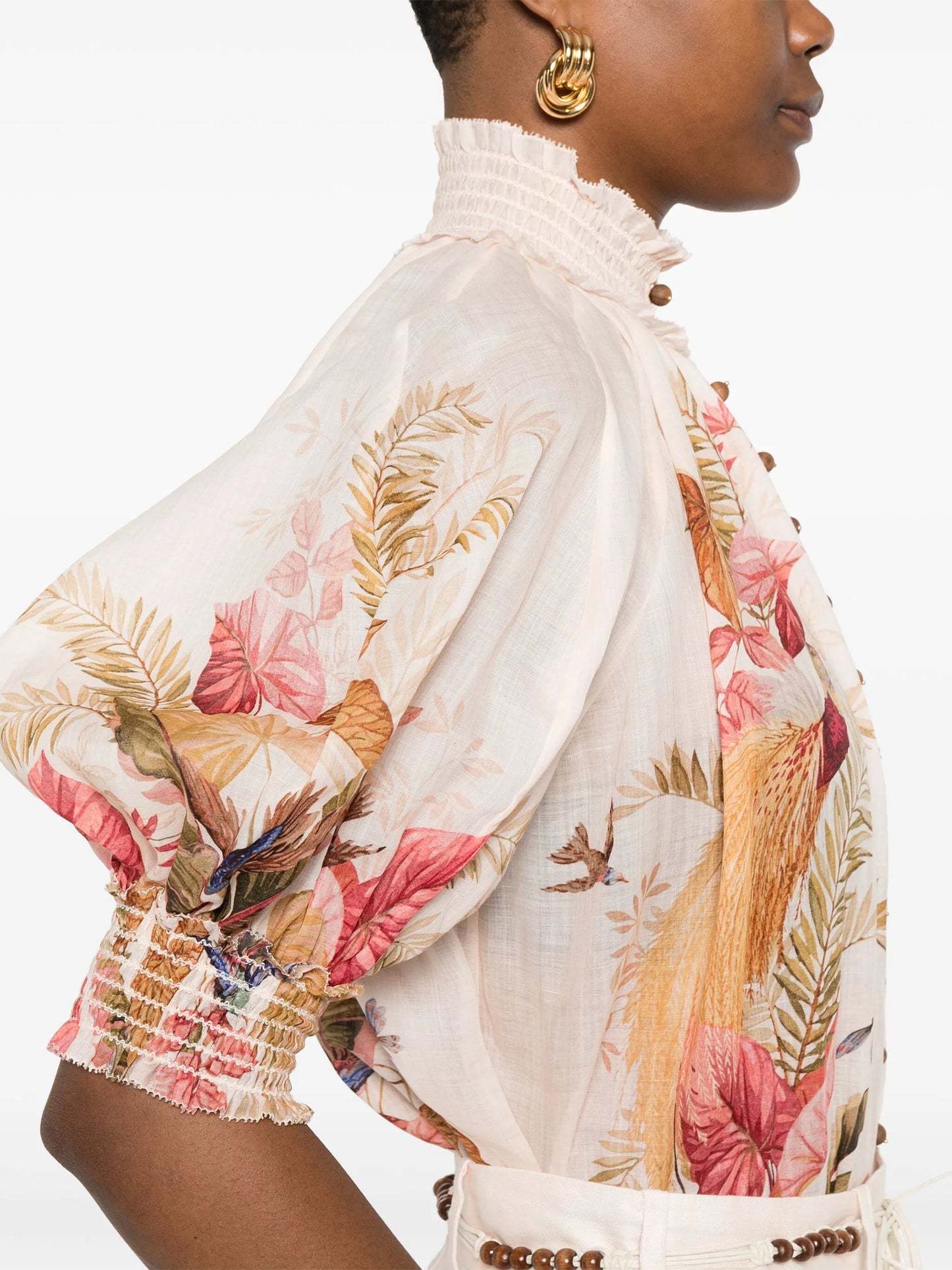 Ascension floral-print blouse