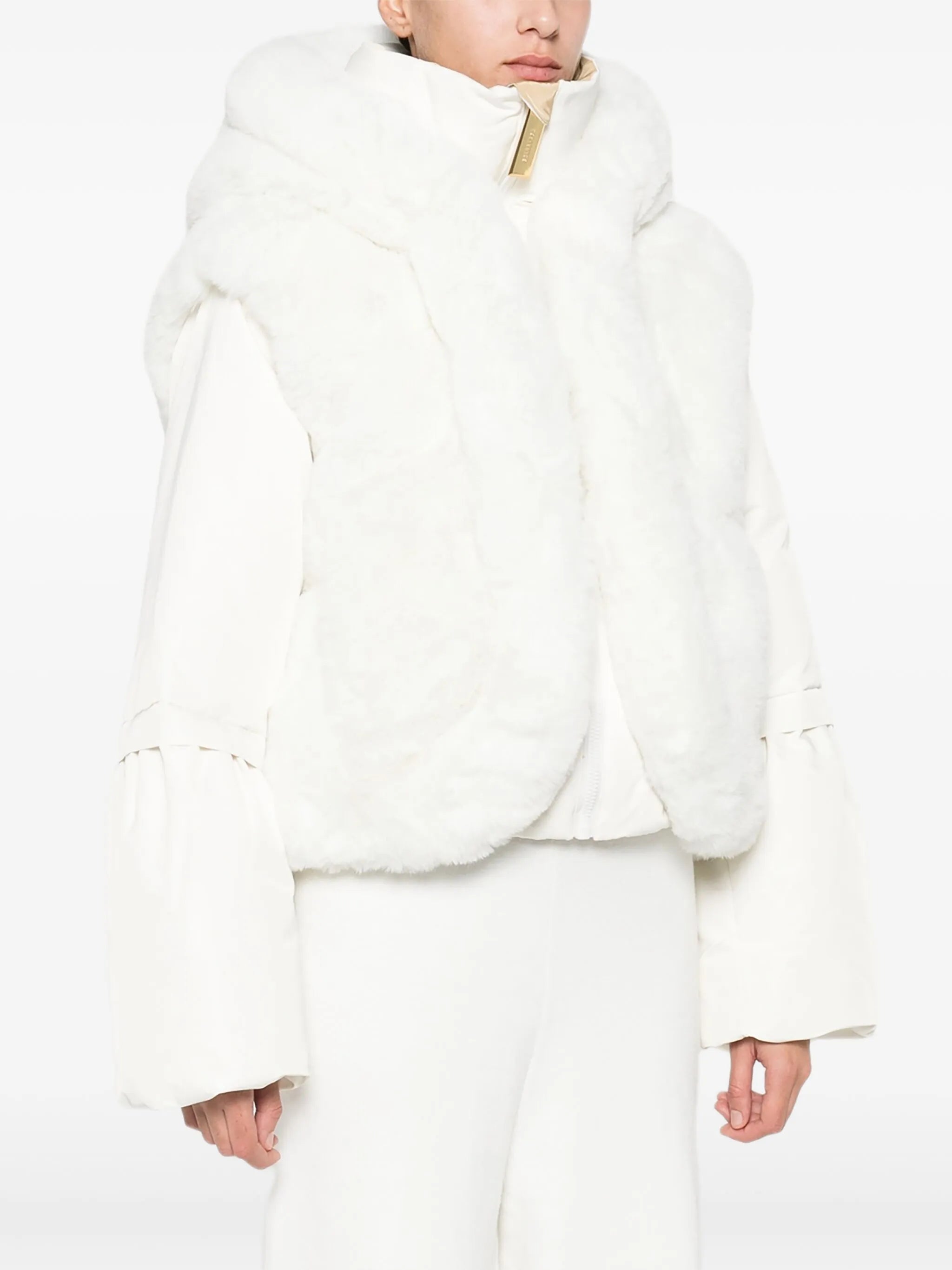 Amore zip-up ski jacket