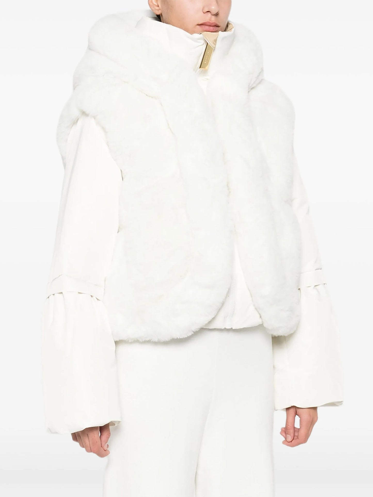 Amore zip-up ski jacket