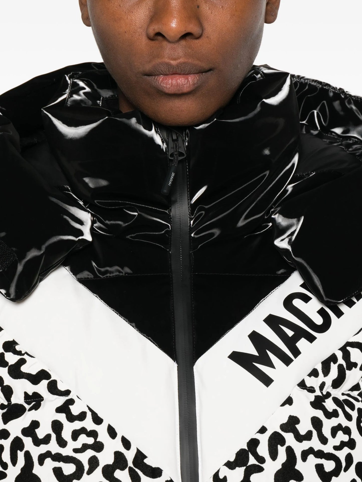 Kairi-Flp leopard-print ski jacket