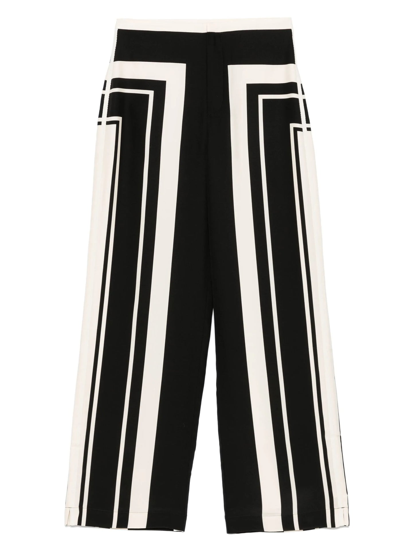 geometric-print trousers