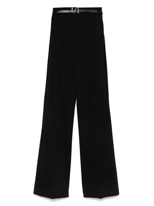 high-waisted trousers