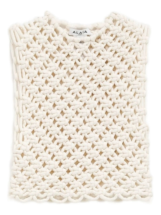 knitted tank top
