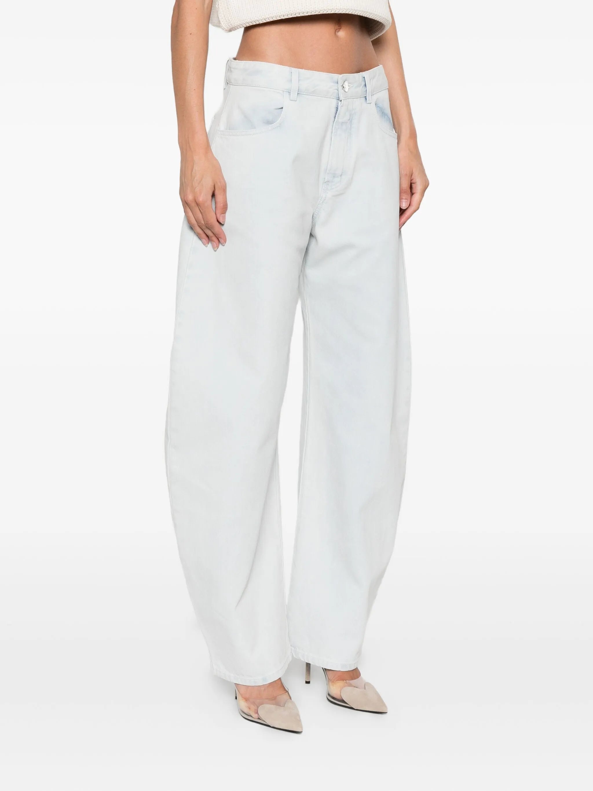 low-rise jeans