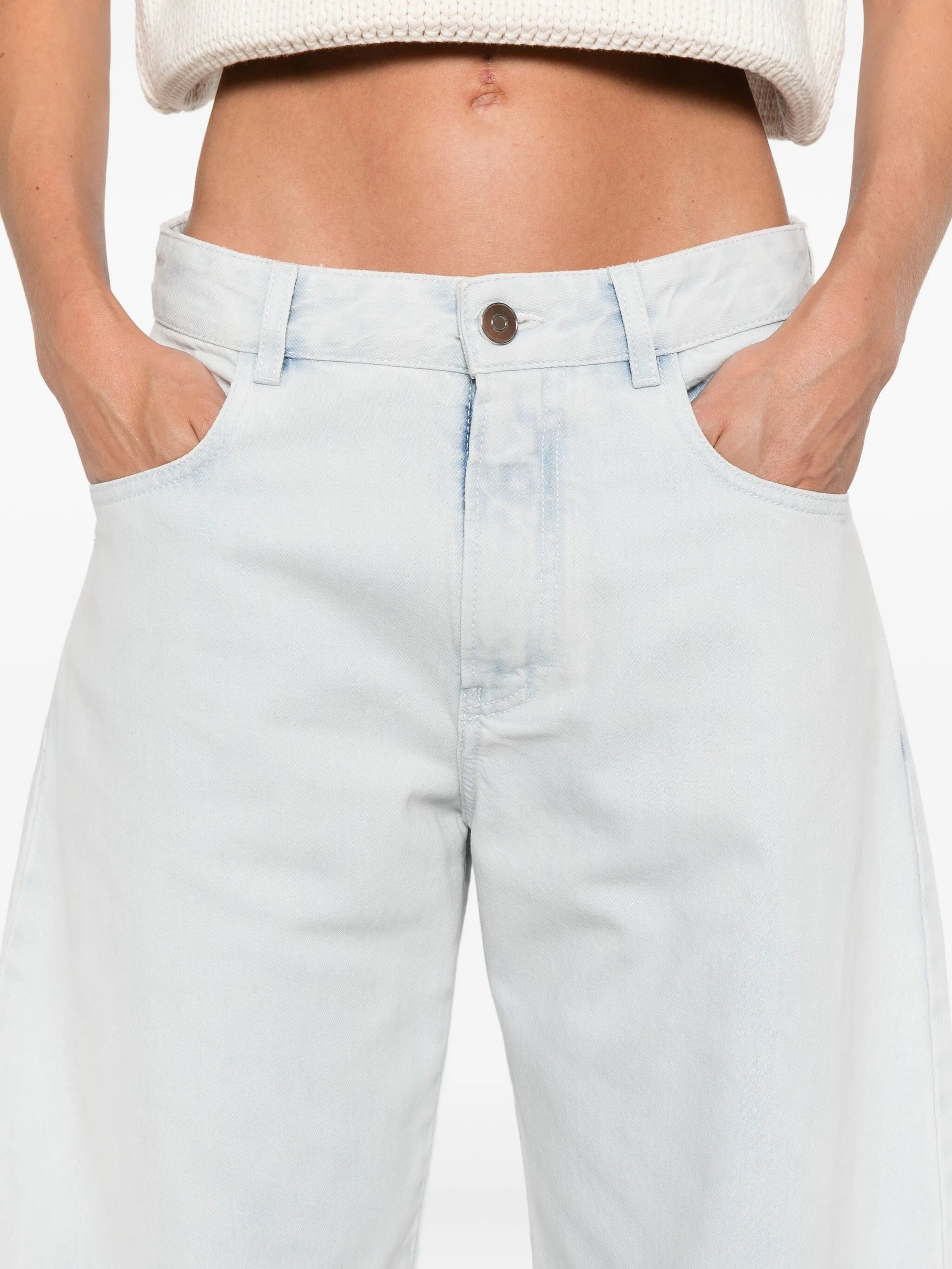 low-rise jeans
