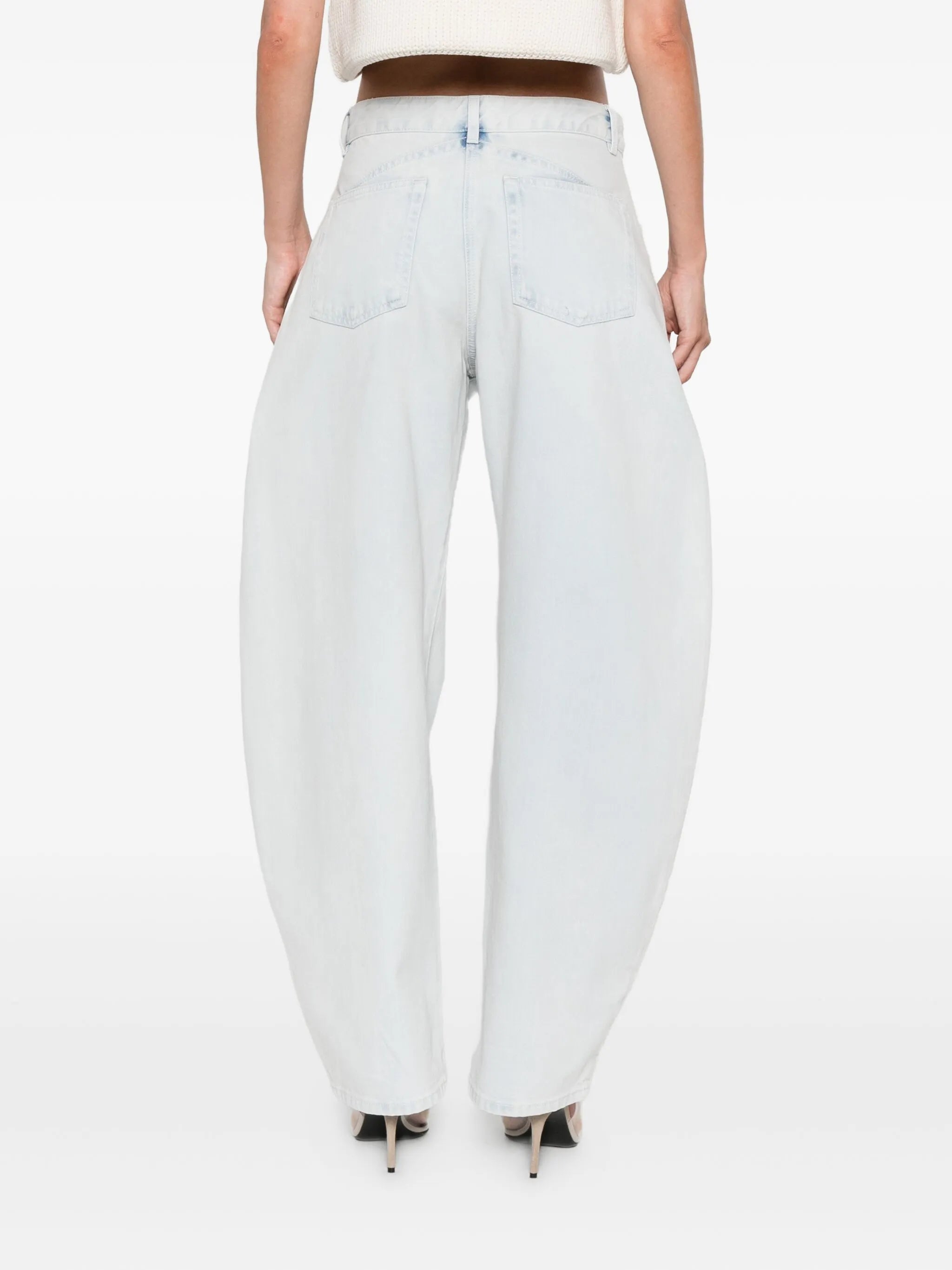 low-rise jeans
