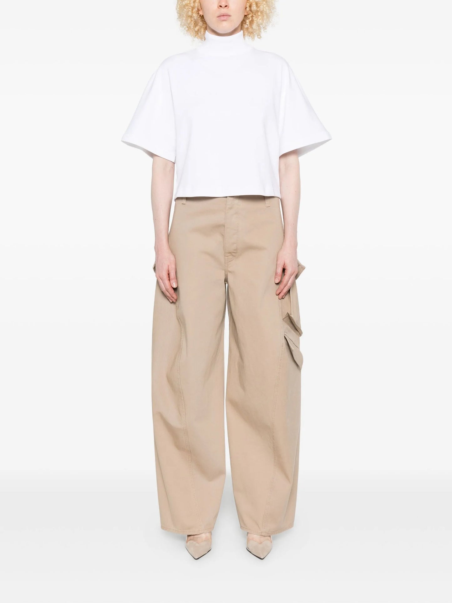 cotton cargo trousers