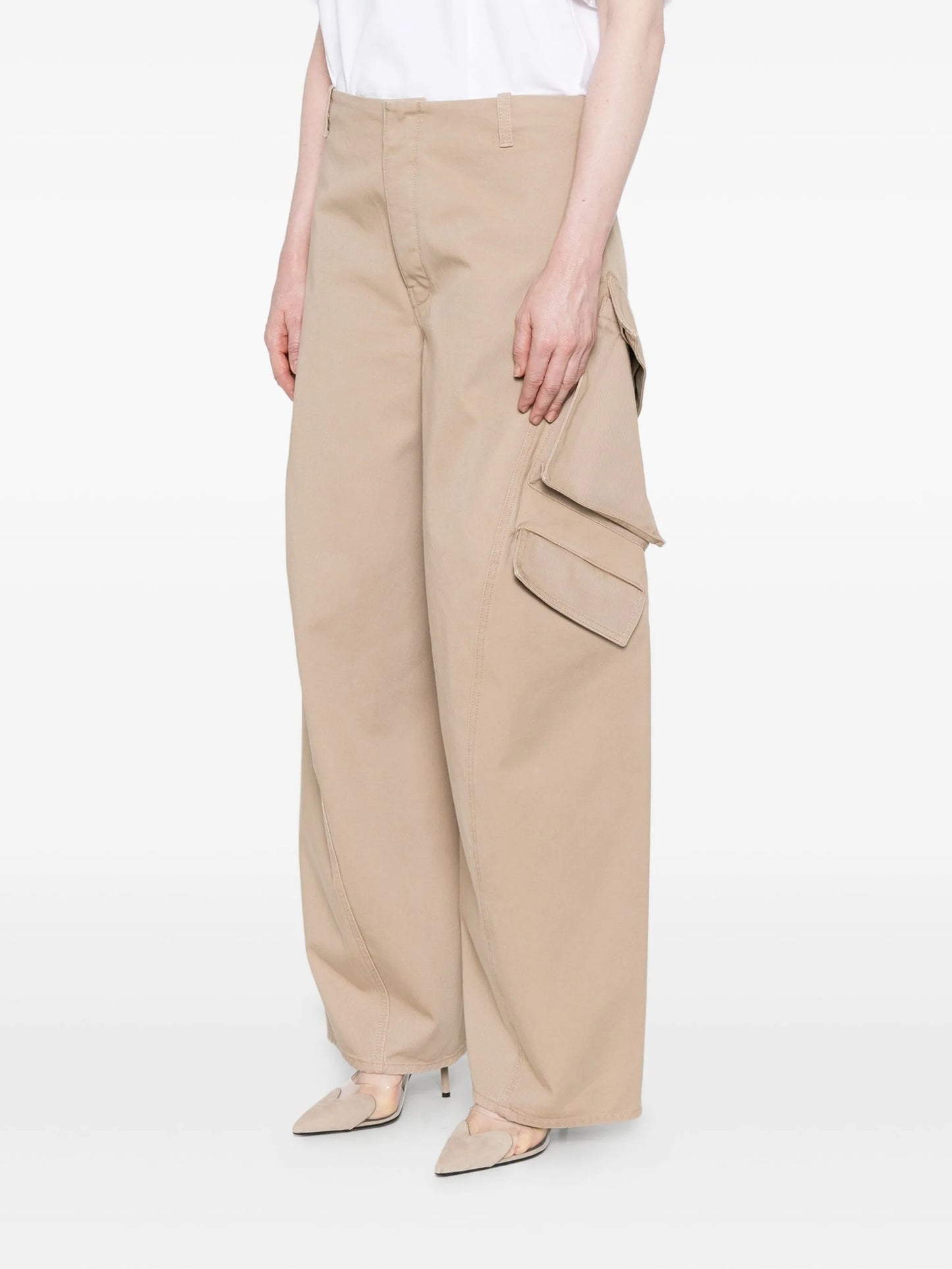 cotton cargo trousers
