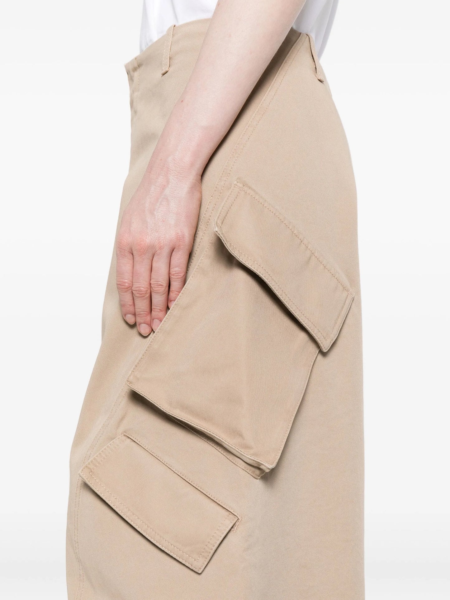 cotton cargo trousers