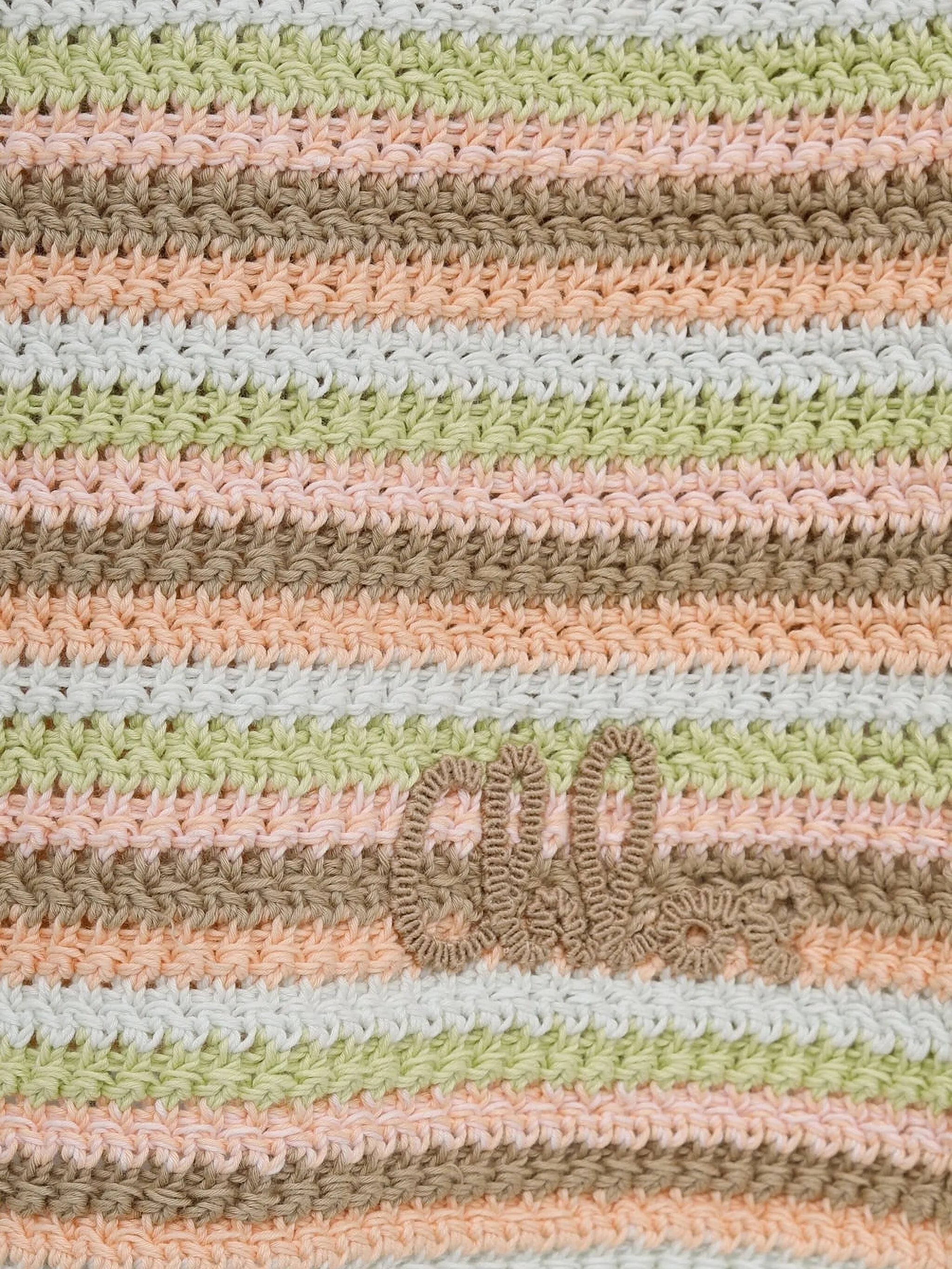 crochet-knit top