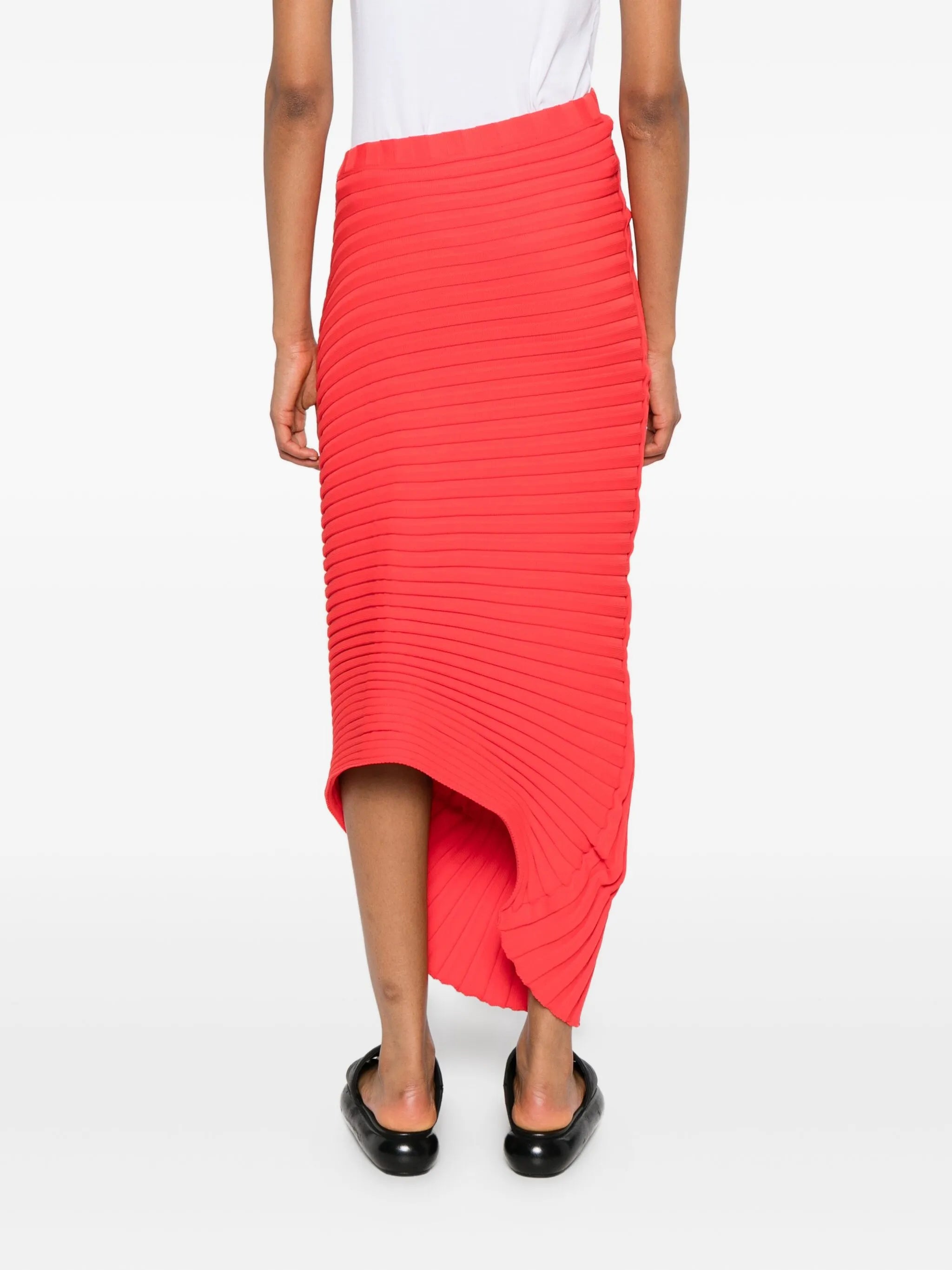 Knit (As It Is) pleated maxi skirt
