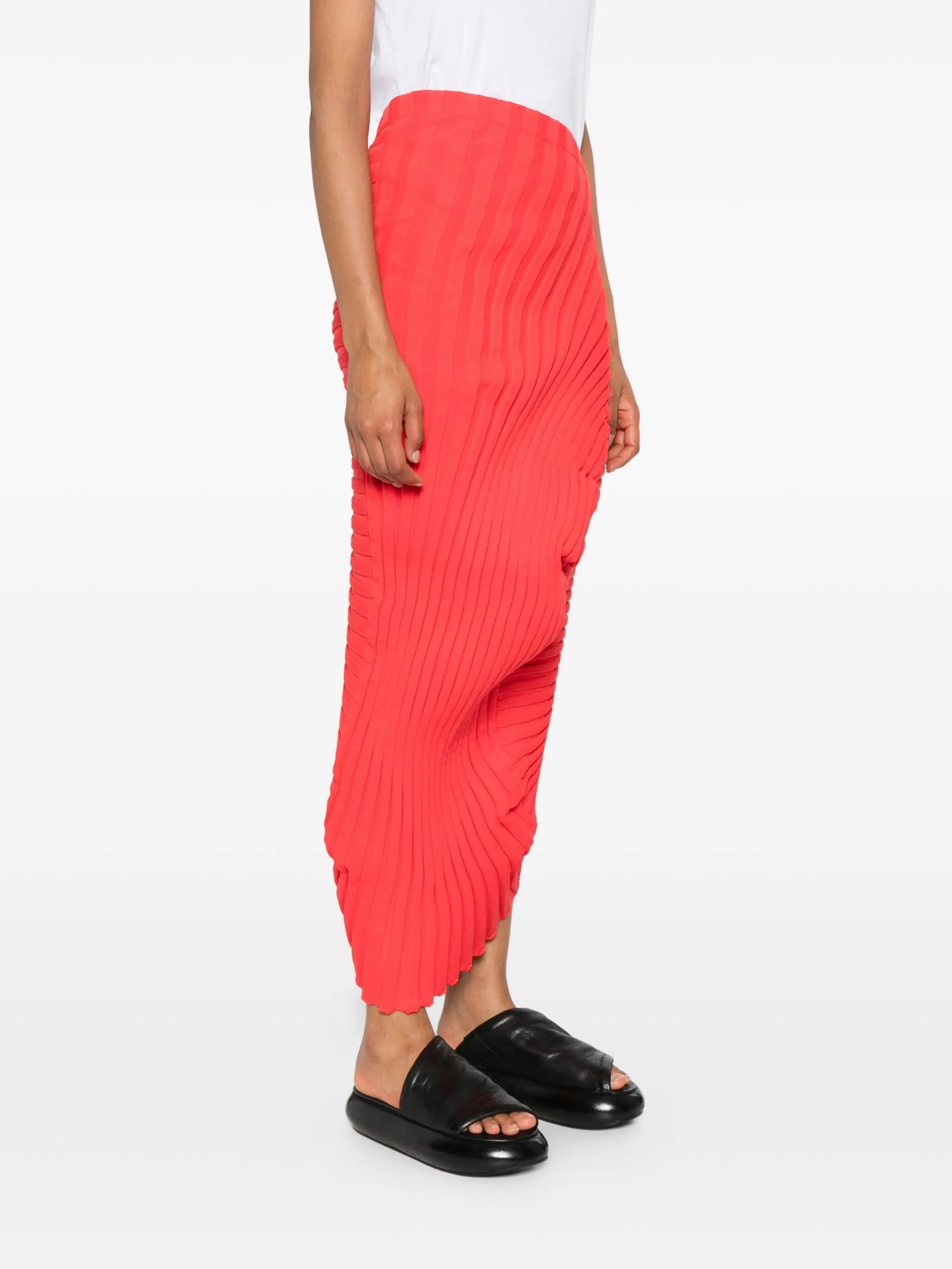 Knit (As It Is) pleated maxi skirt