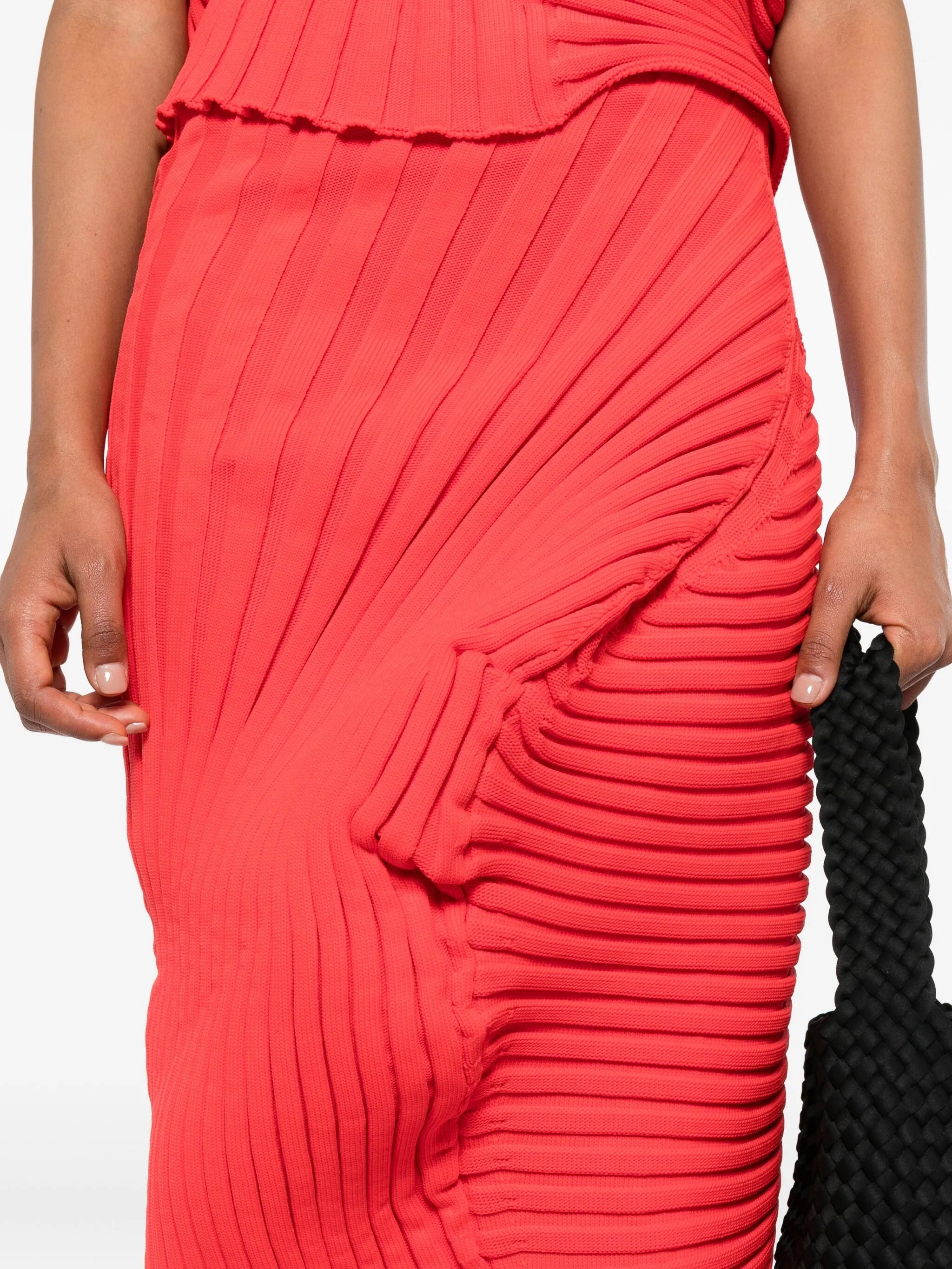 Knit (As It Is) pleated maxi skirt
