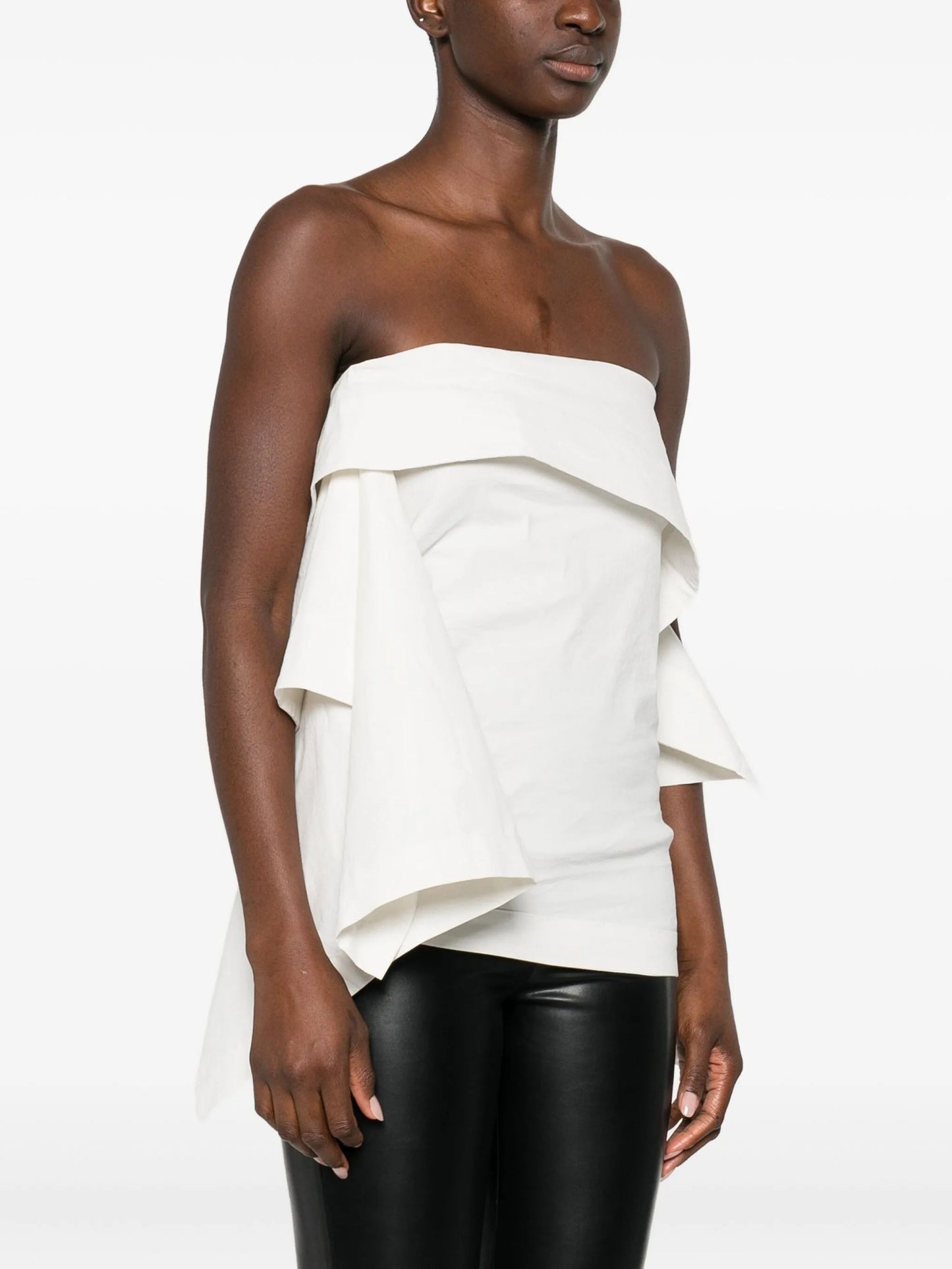 asymmetric bandeau top