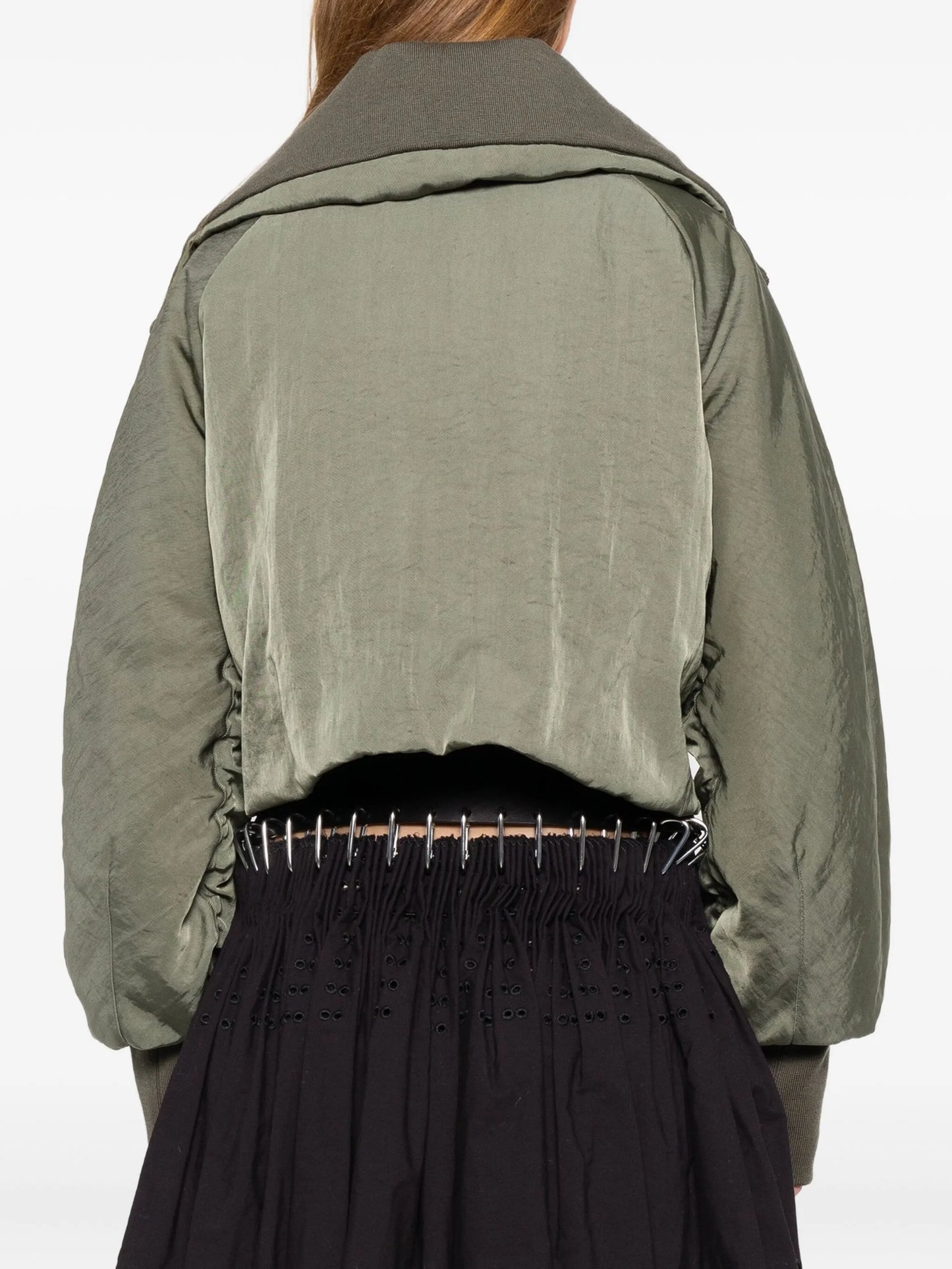 zip-up bomber jacket