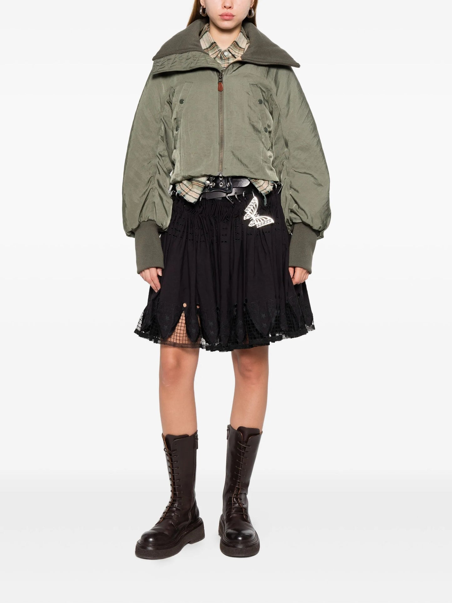 zip-up bomber jacket