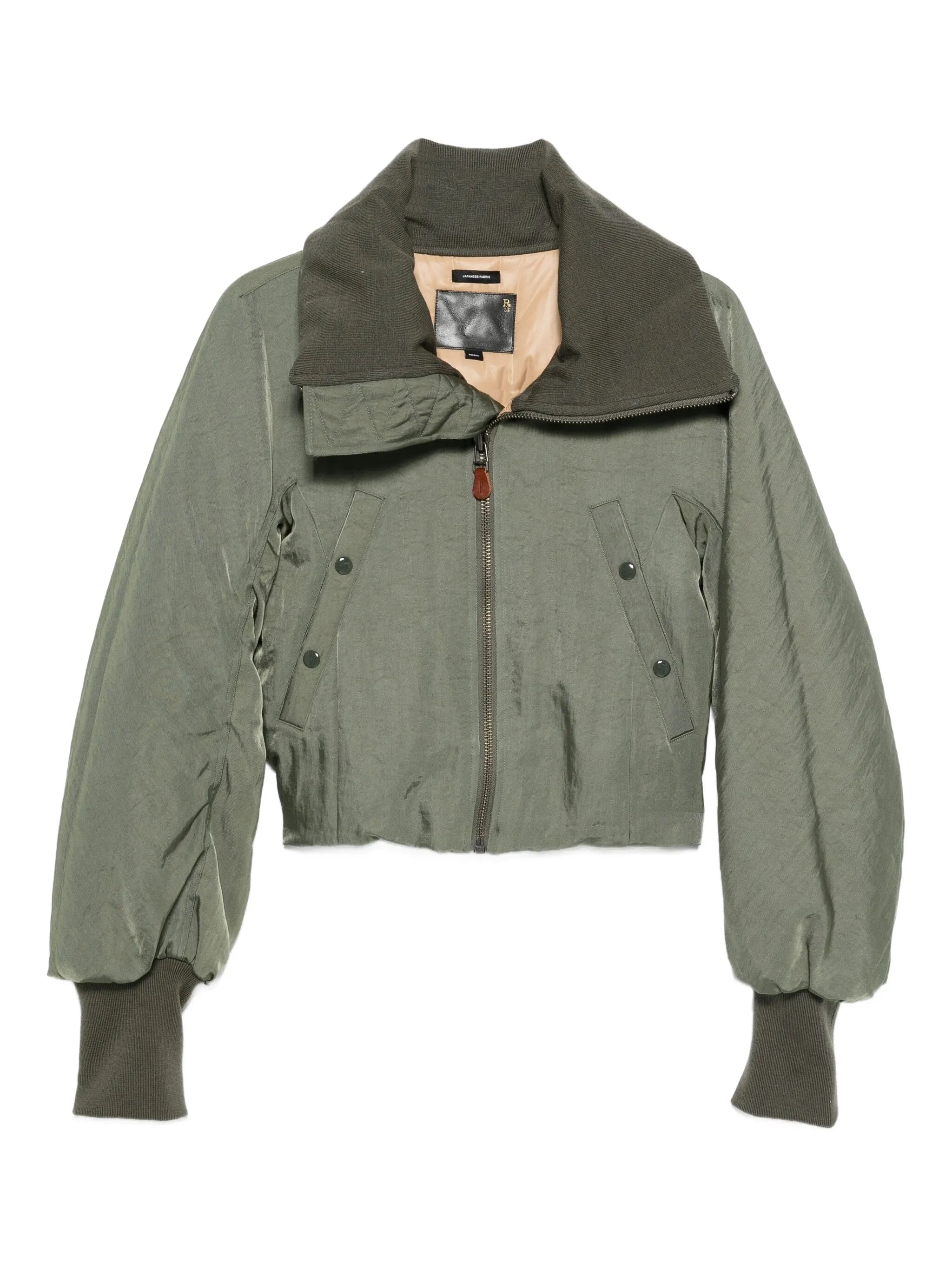 zip-up bomber jacket