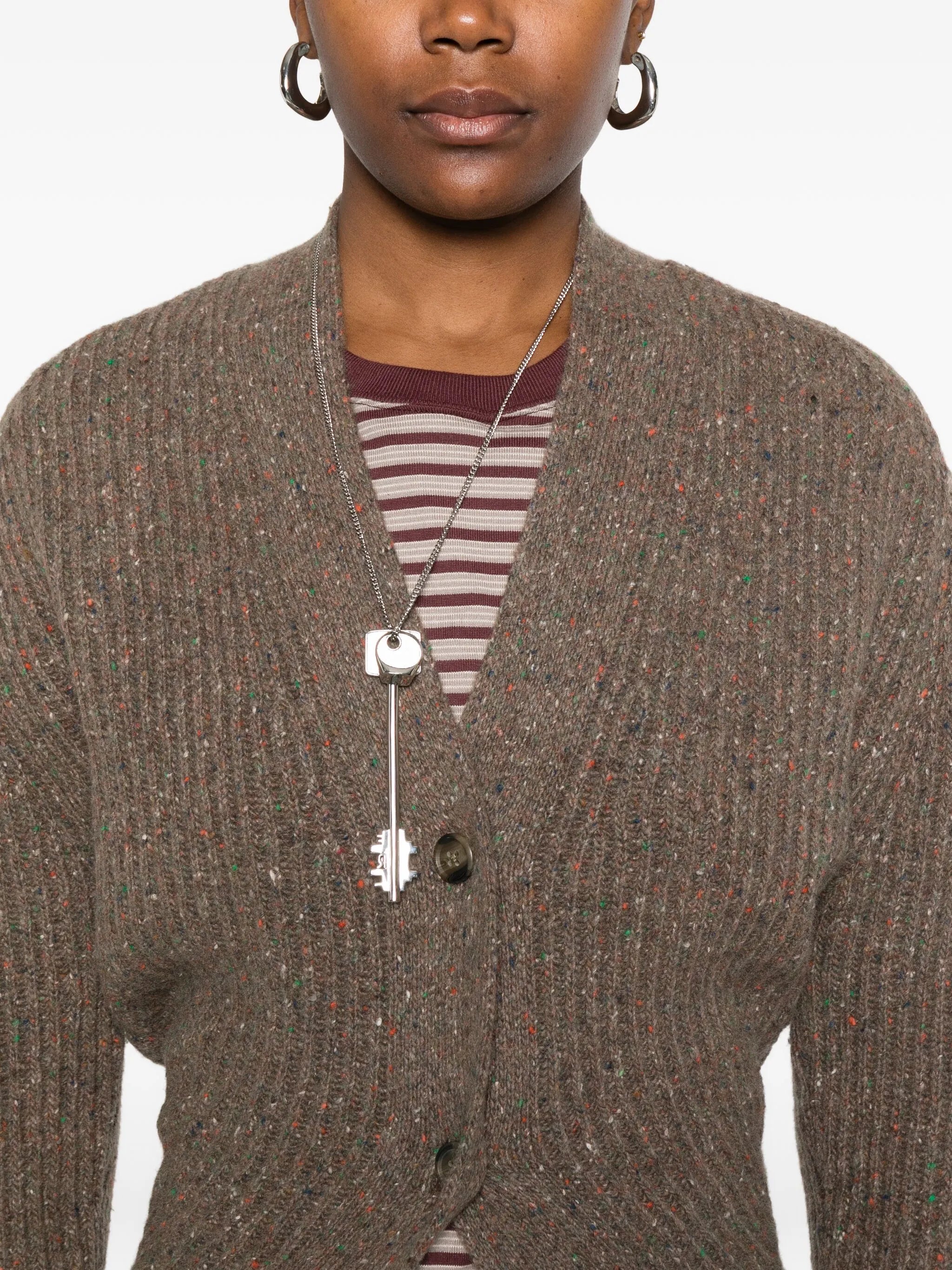 ribbed cardigan