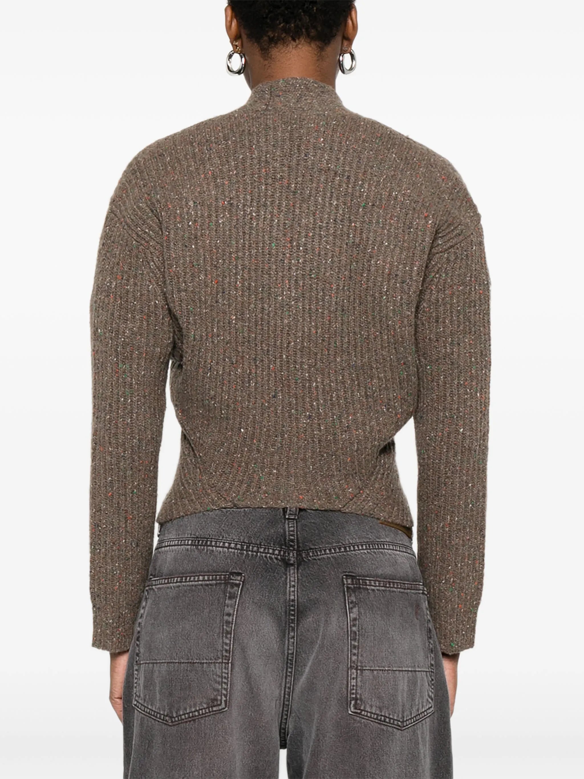 ribbed cardigan