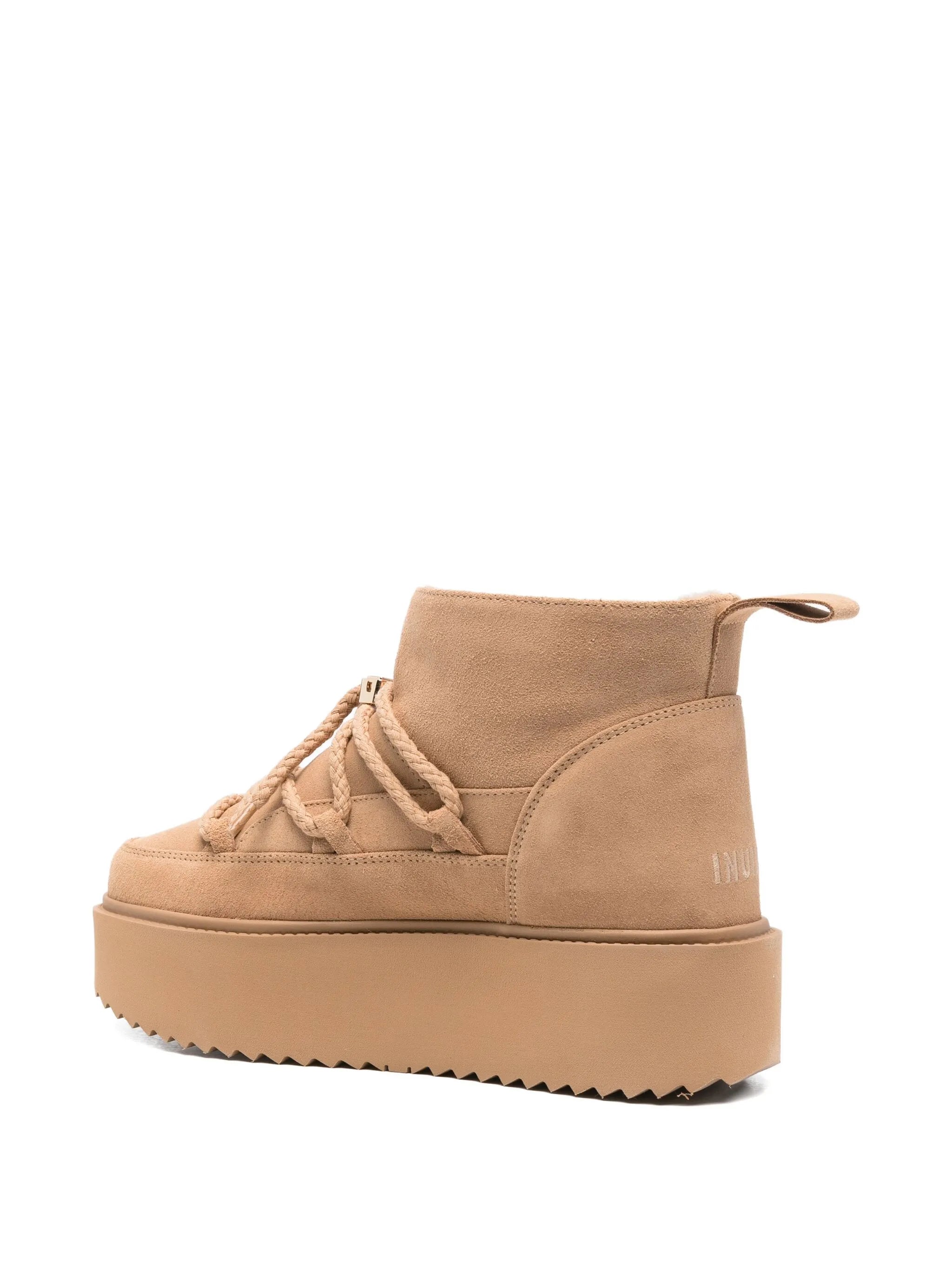suede platform boots