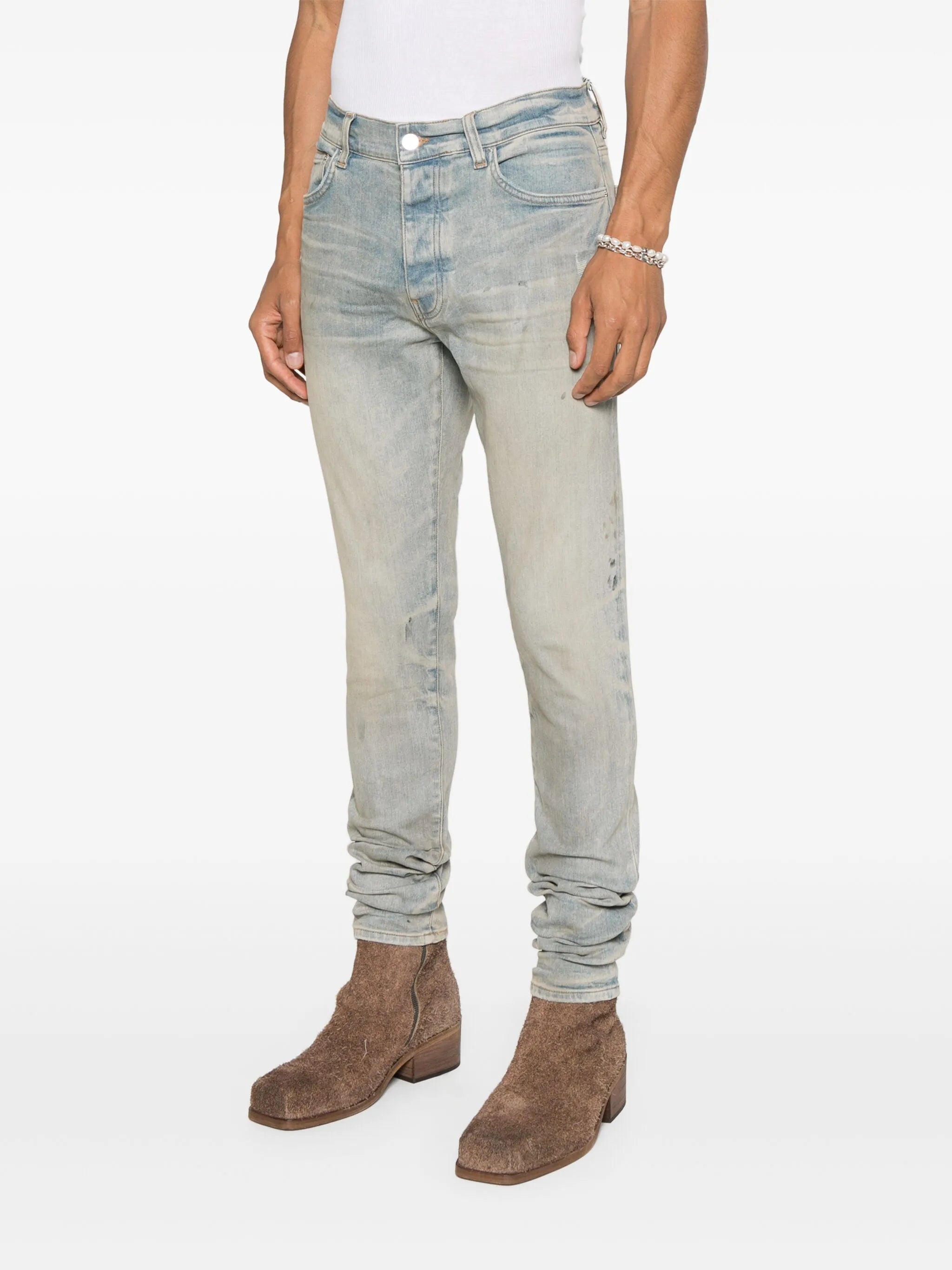 straight-leg jeans