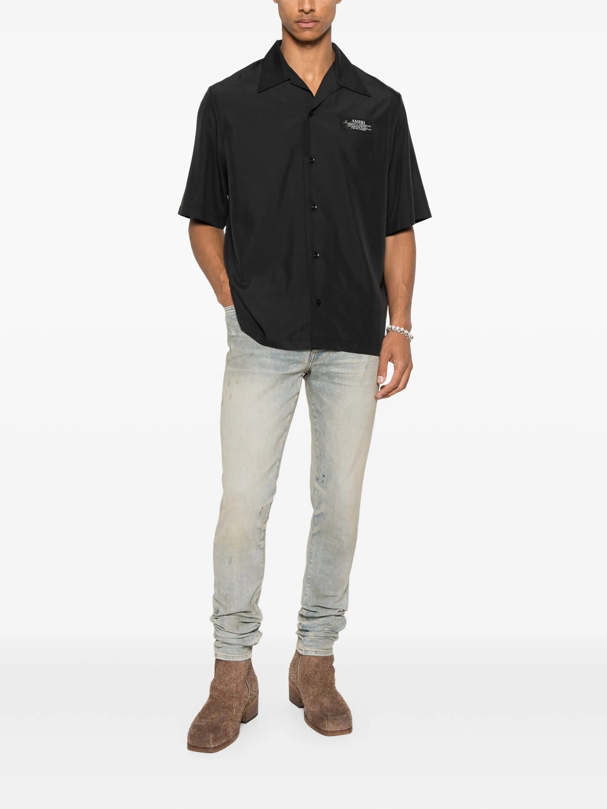 straight-leg jeans