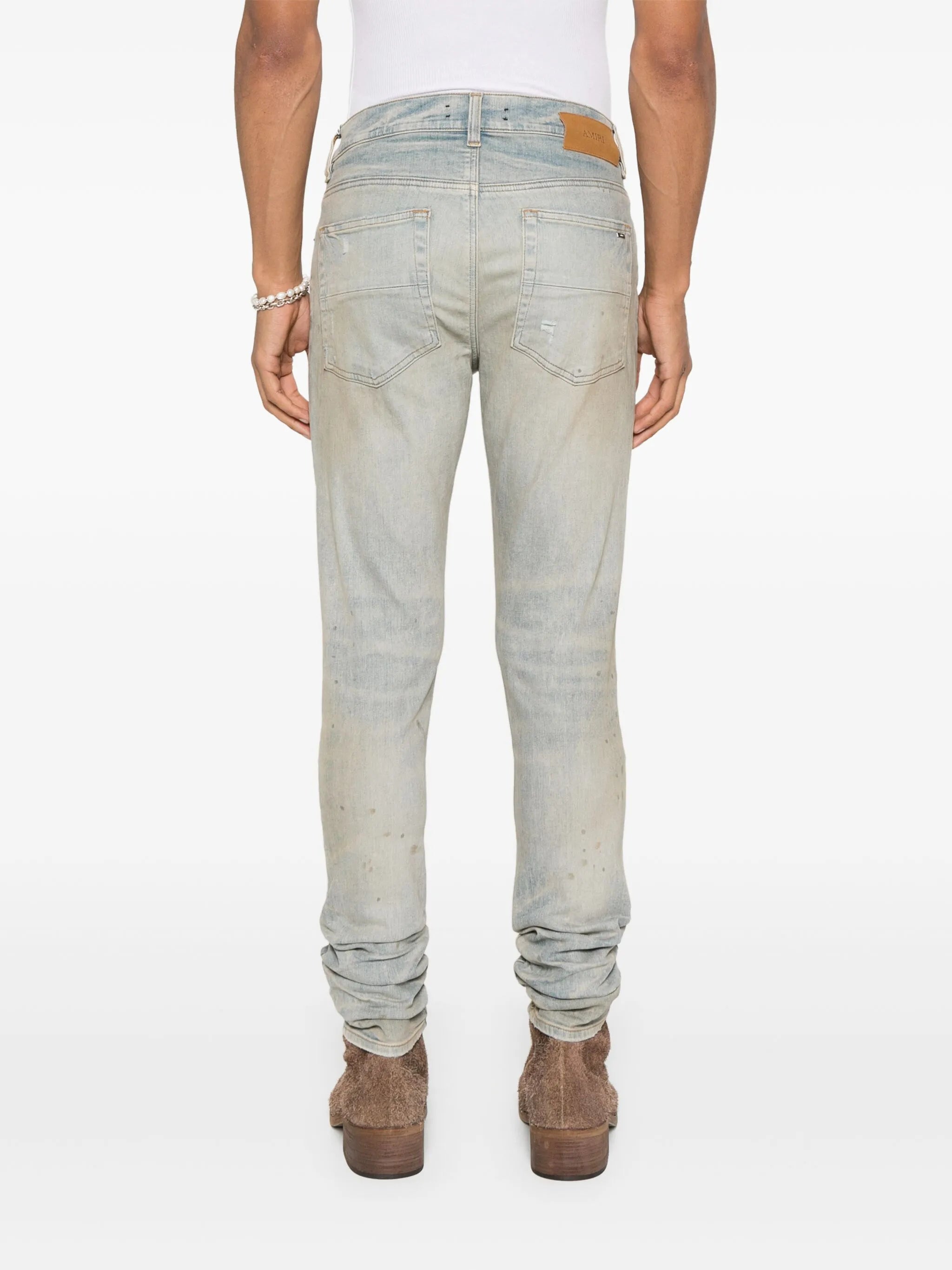 straight-leg jeans