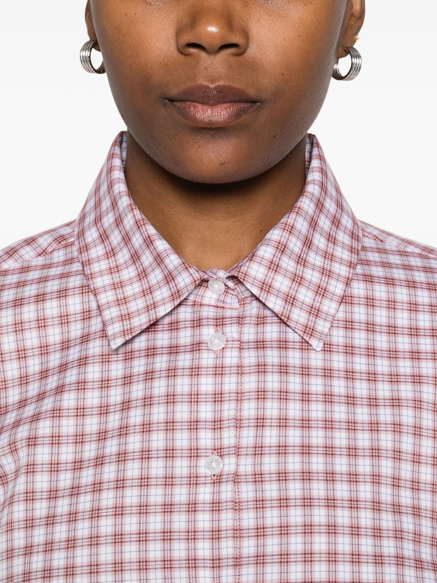 checked cotton shirt