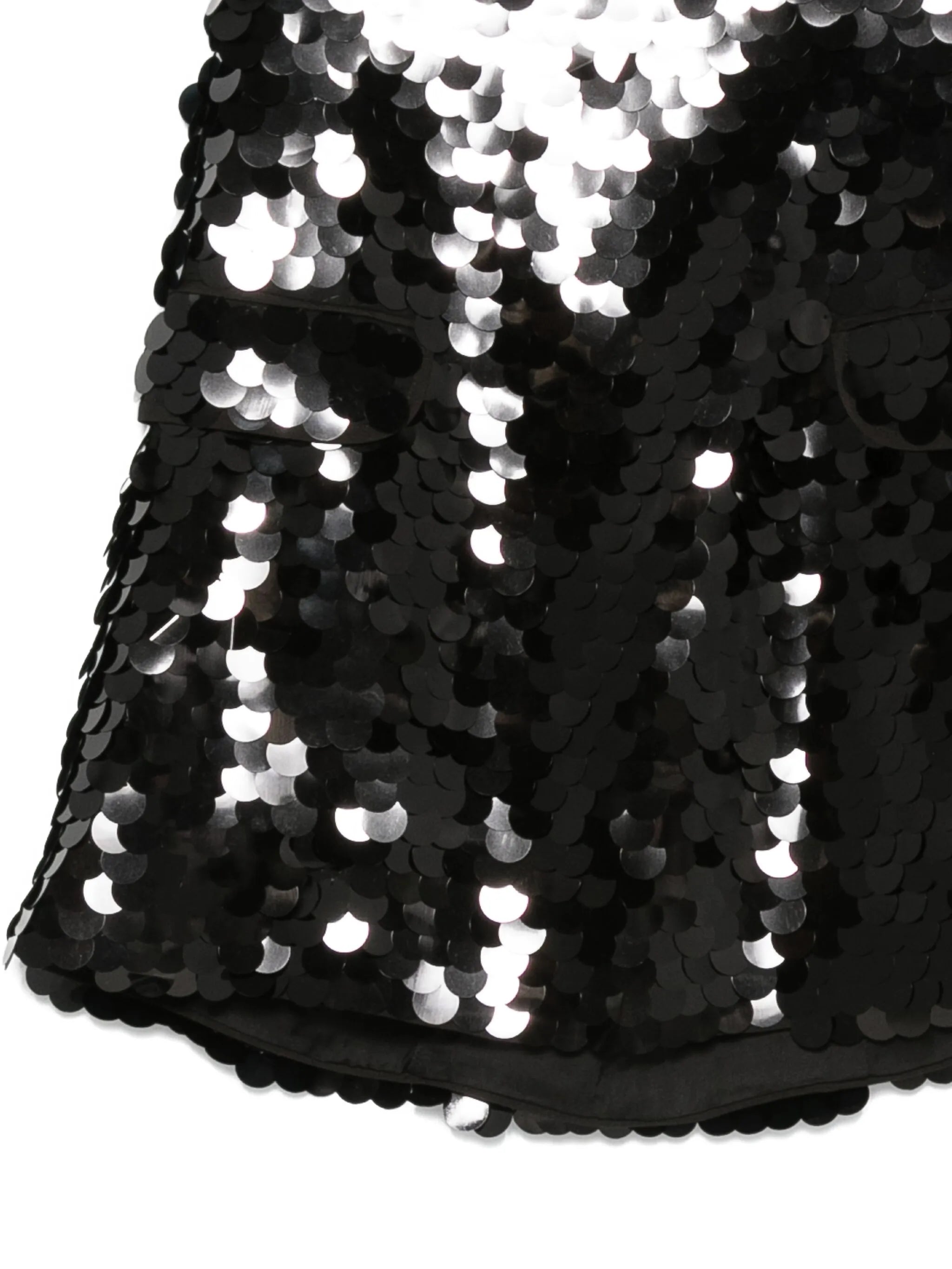 Mermaid sequin-embellished mini dress