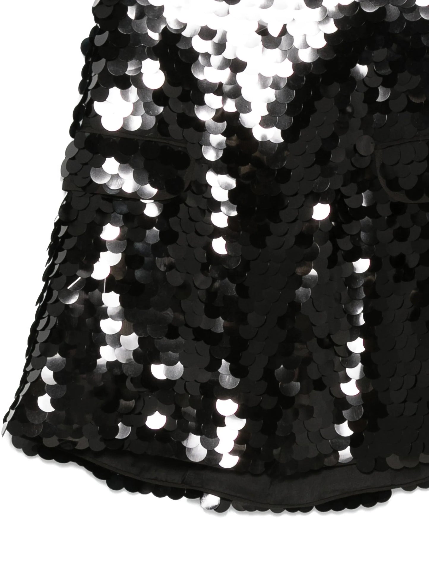 Mermaid sequin-embellished mini dress