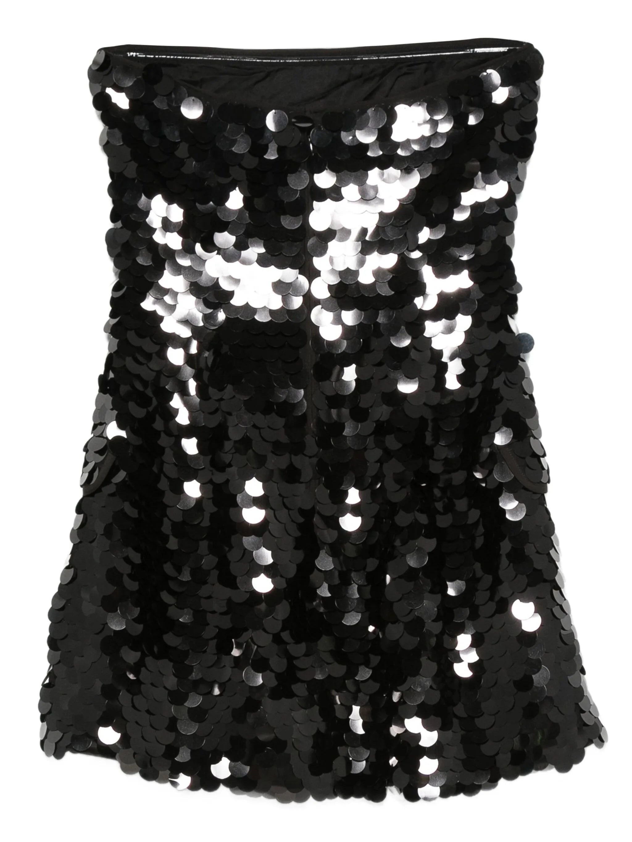 Mermaid sequin-embellished mini dress