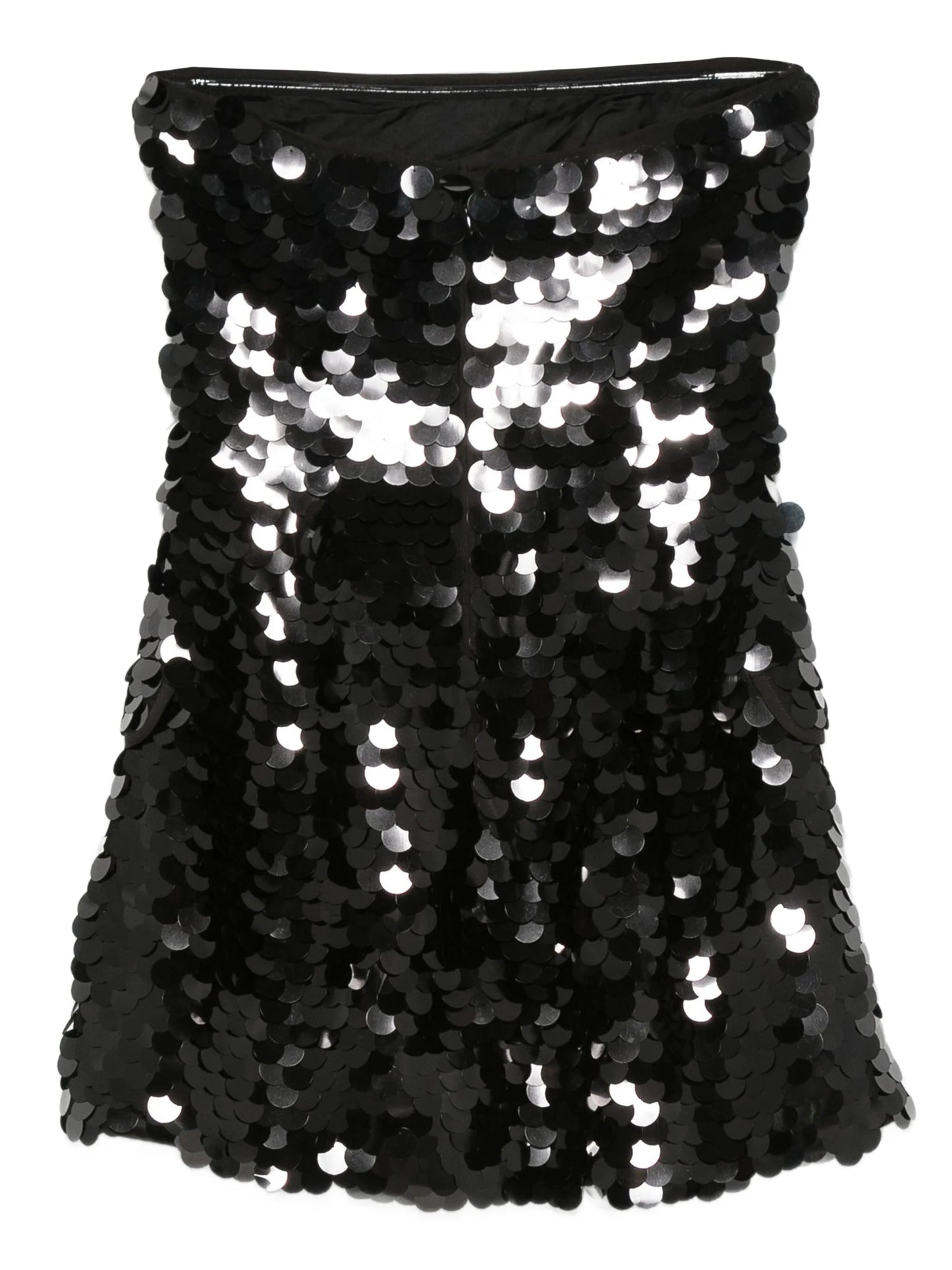 Mermaid sequin-embellished mini dress