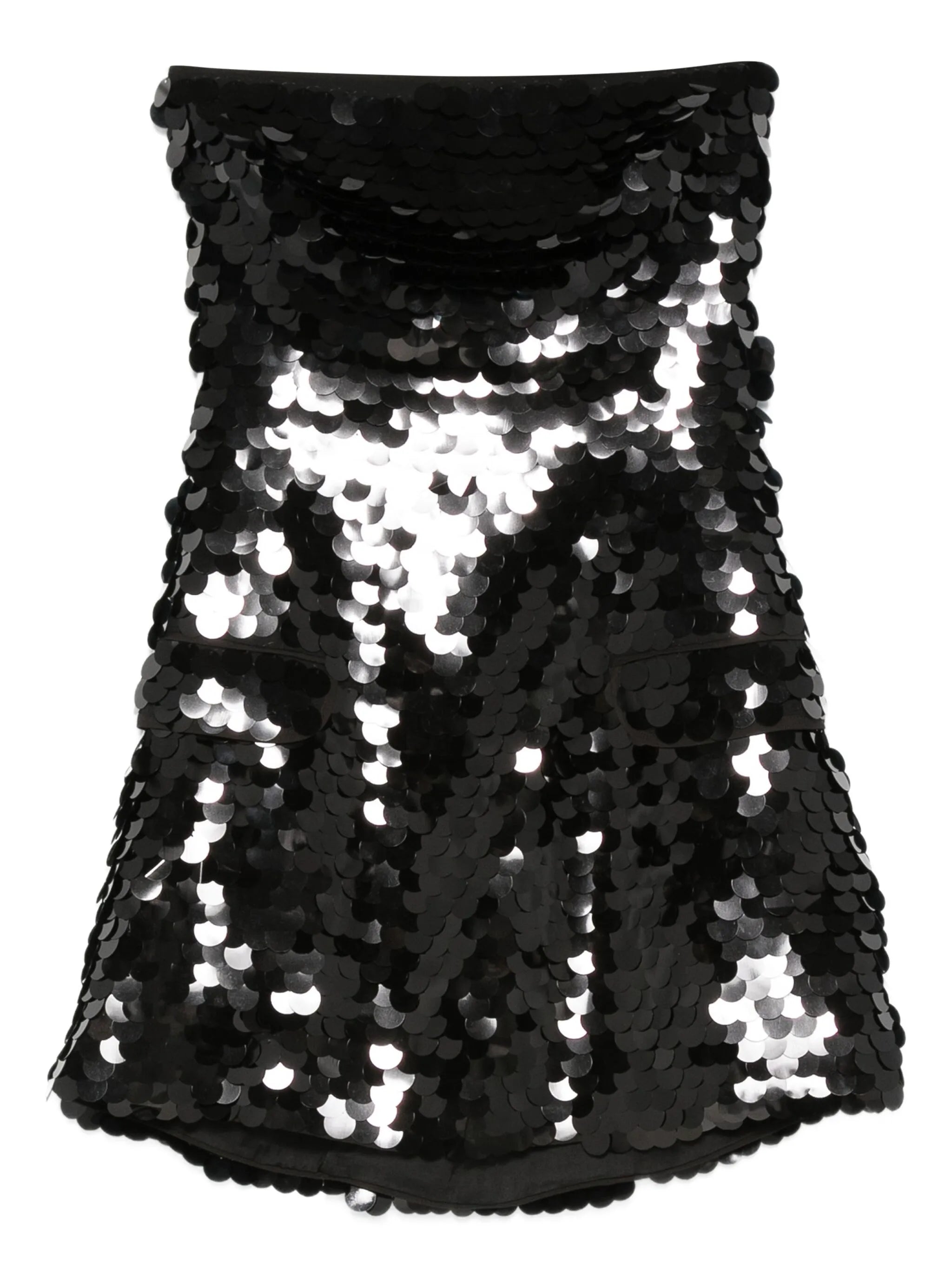 Mermaid sequin-embellished mini dress