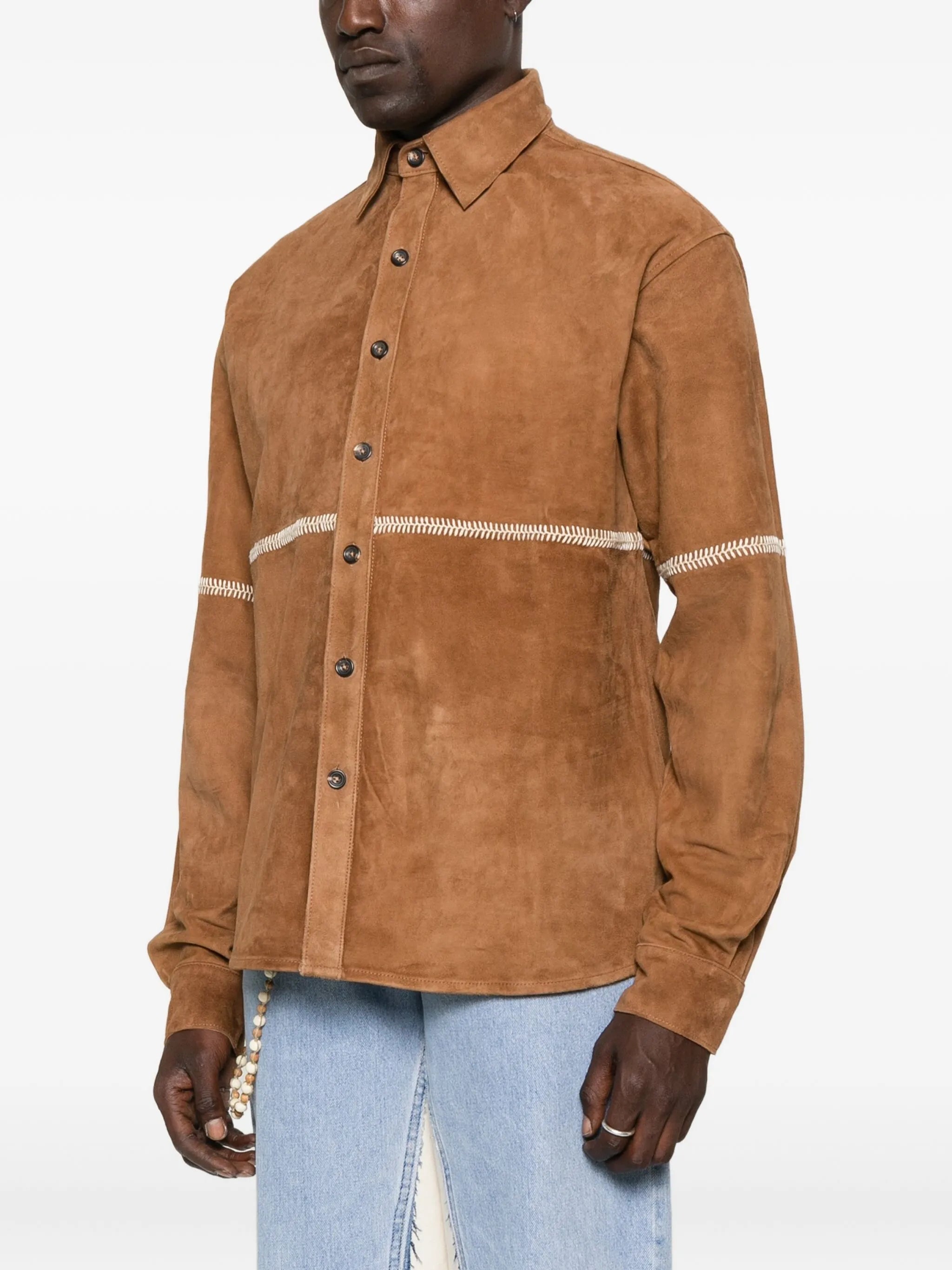 Rabari suede shirt