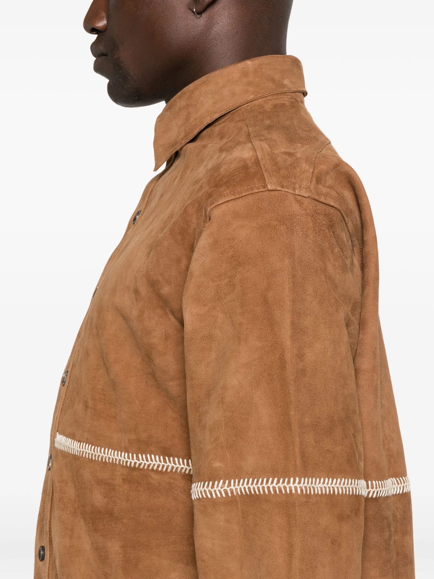Rabari suede shirt