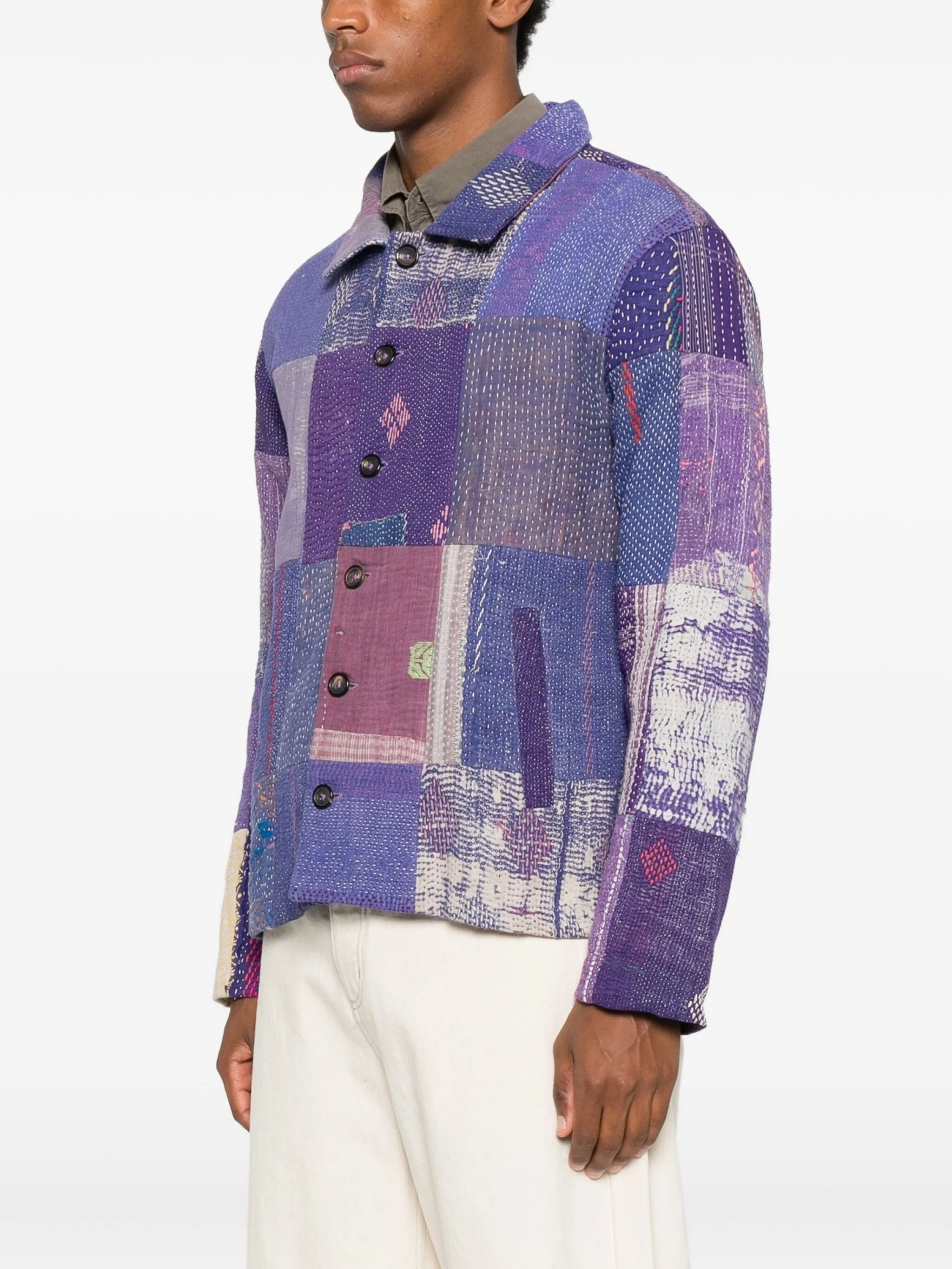 Kantha patchwork jacket