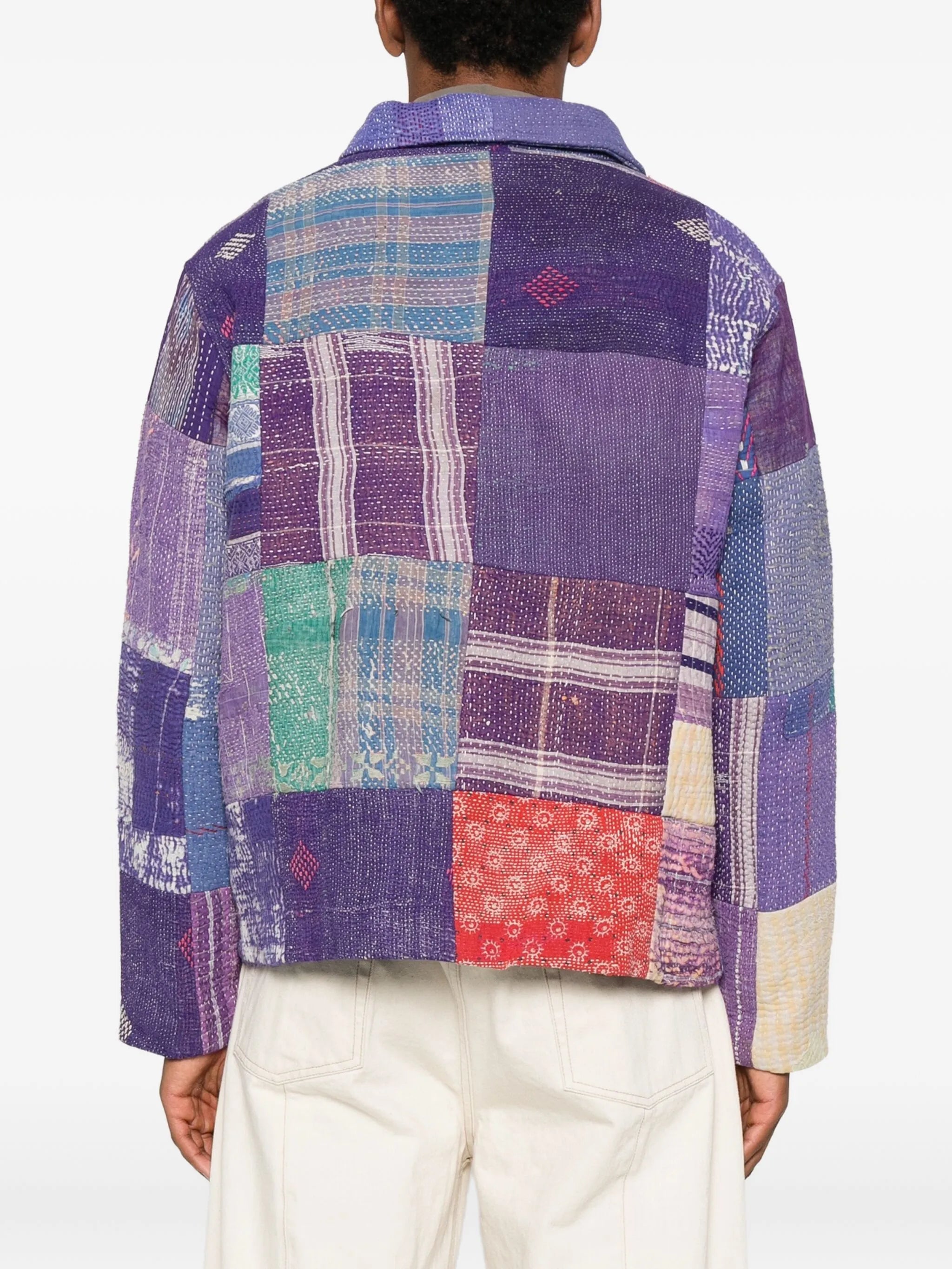 Kantha patchwork jacket