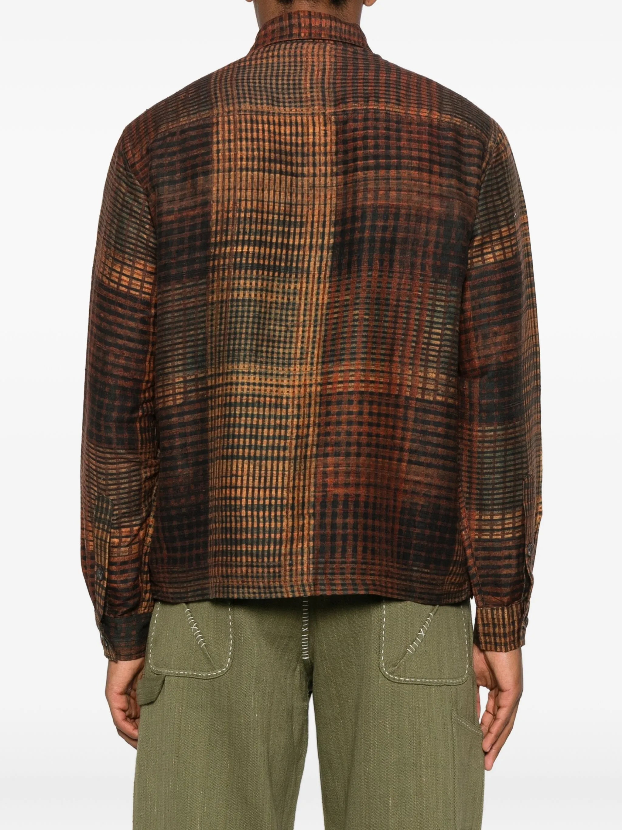 checked shirt
