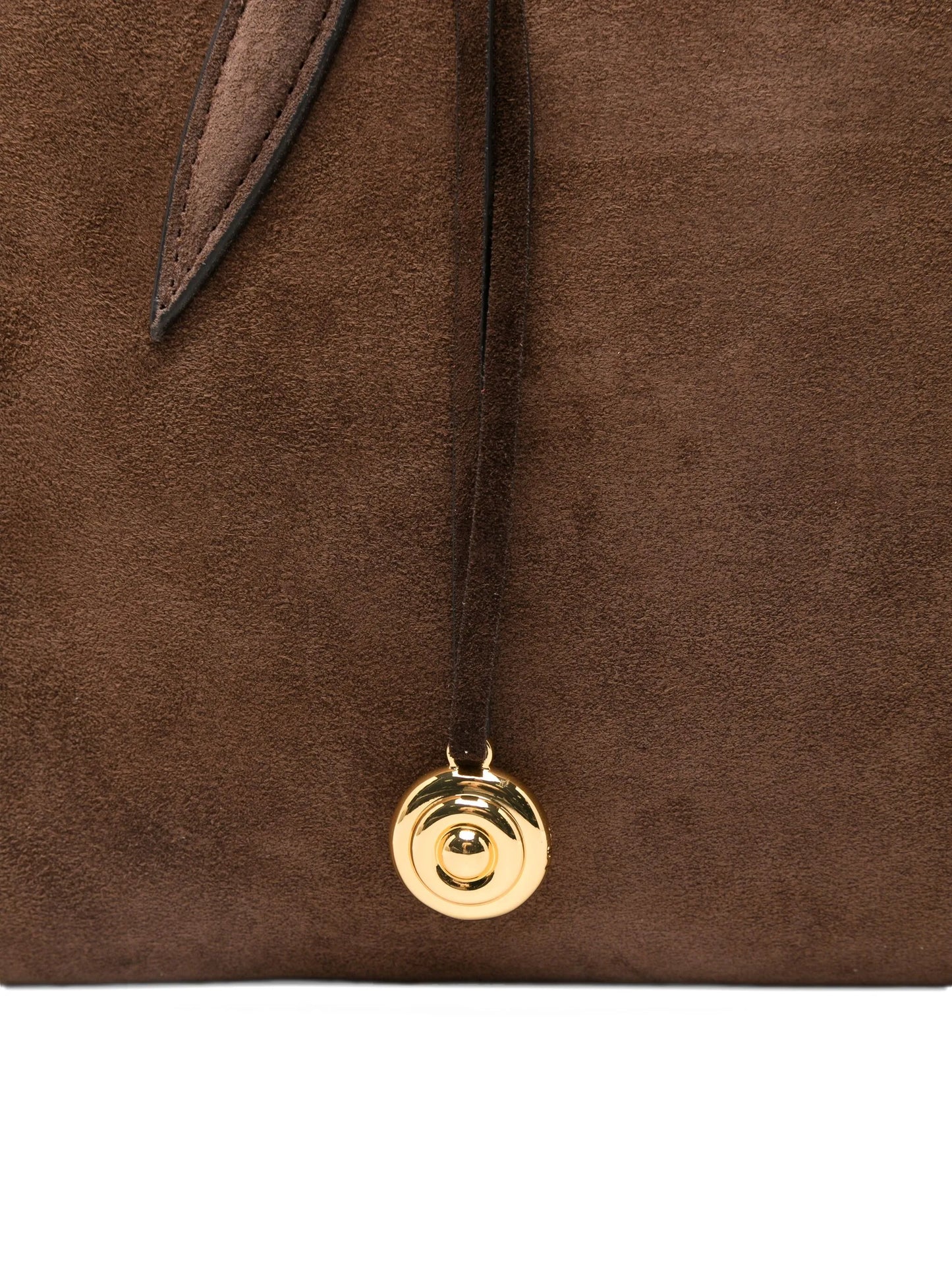 suede tote bag