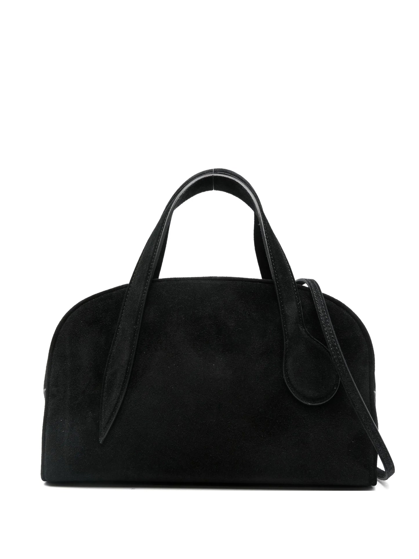 mini suede satchel bag