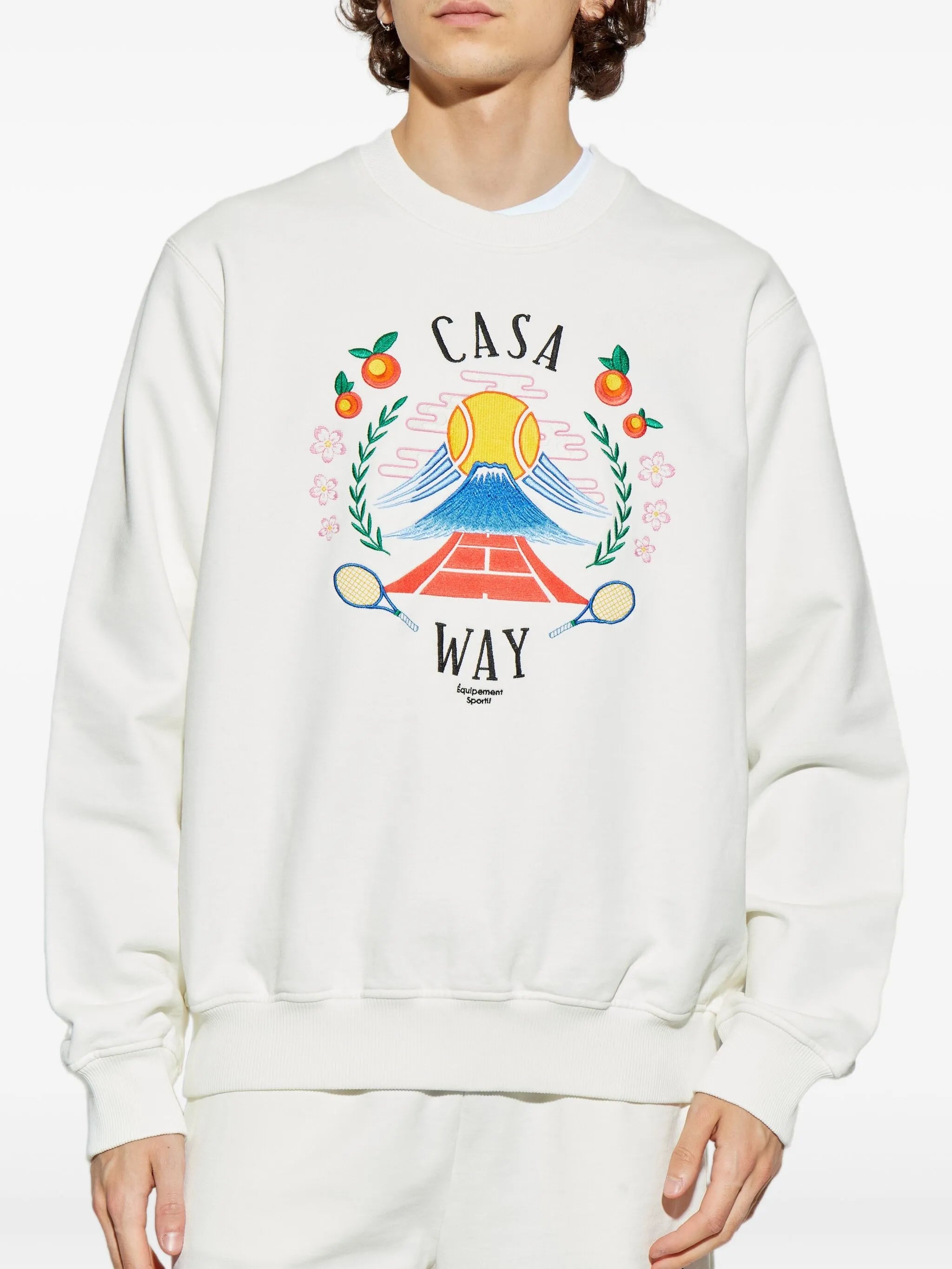 graphic-print sweatshirt