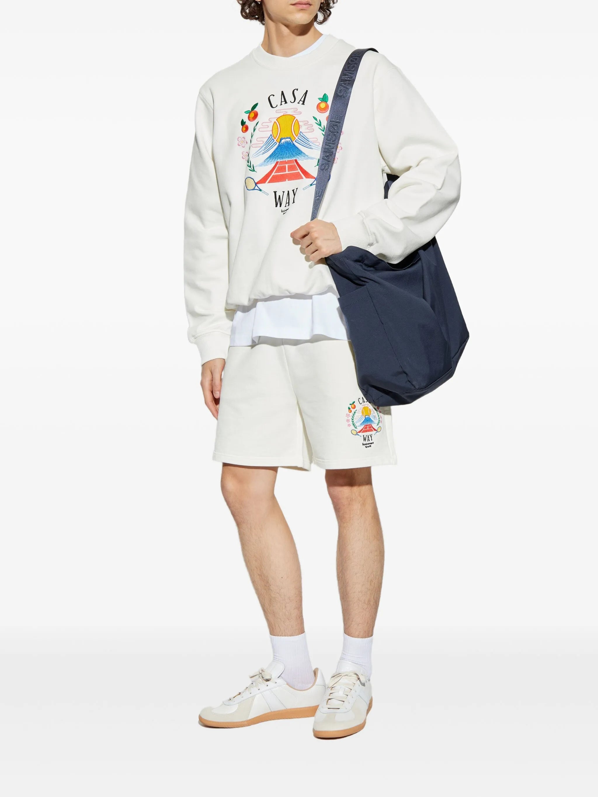 graphic-print sweatshirt