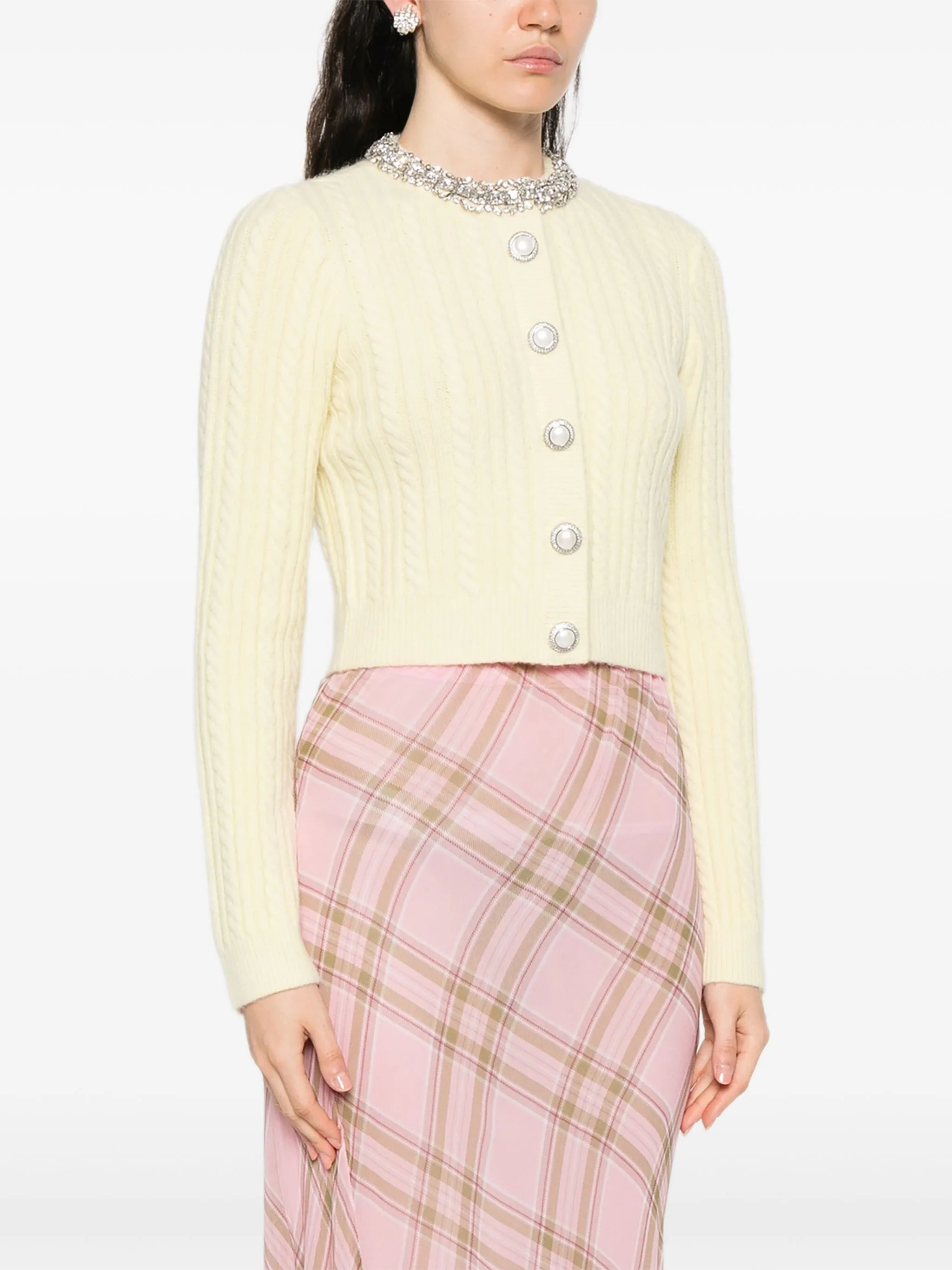 button-up cardigan