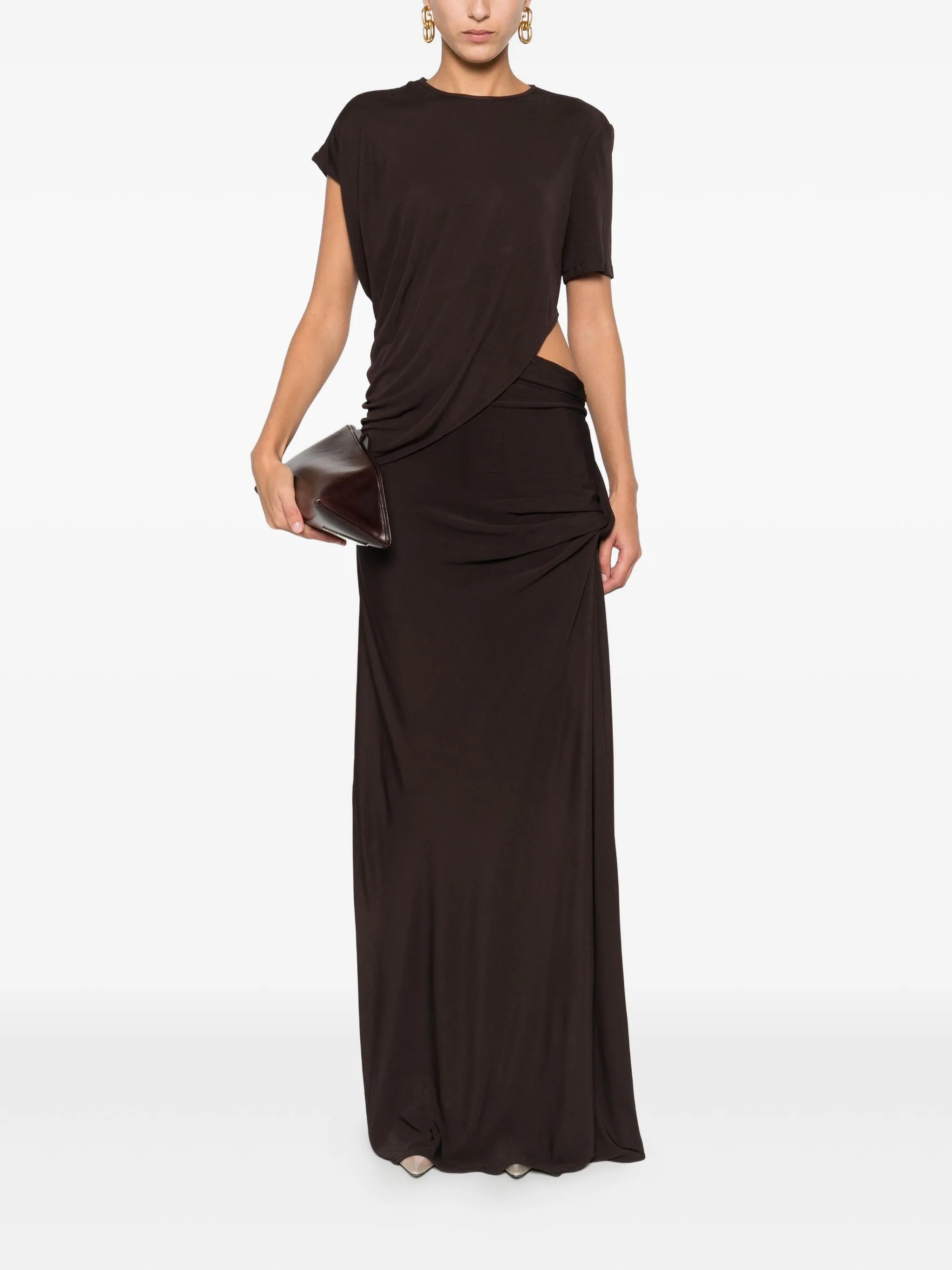 twisted cut-out maxi dress