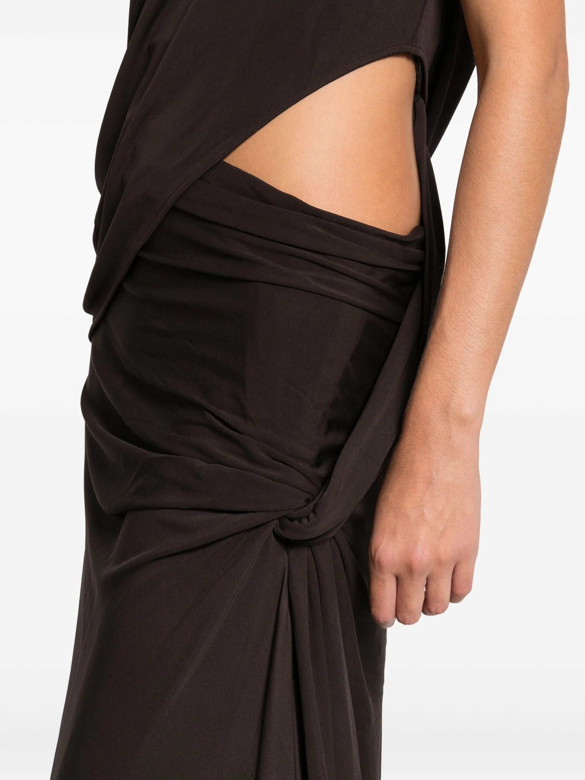 twisted cut-out maxi dress